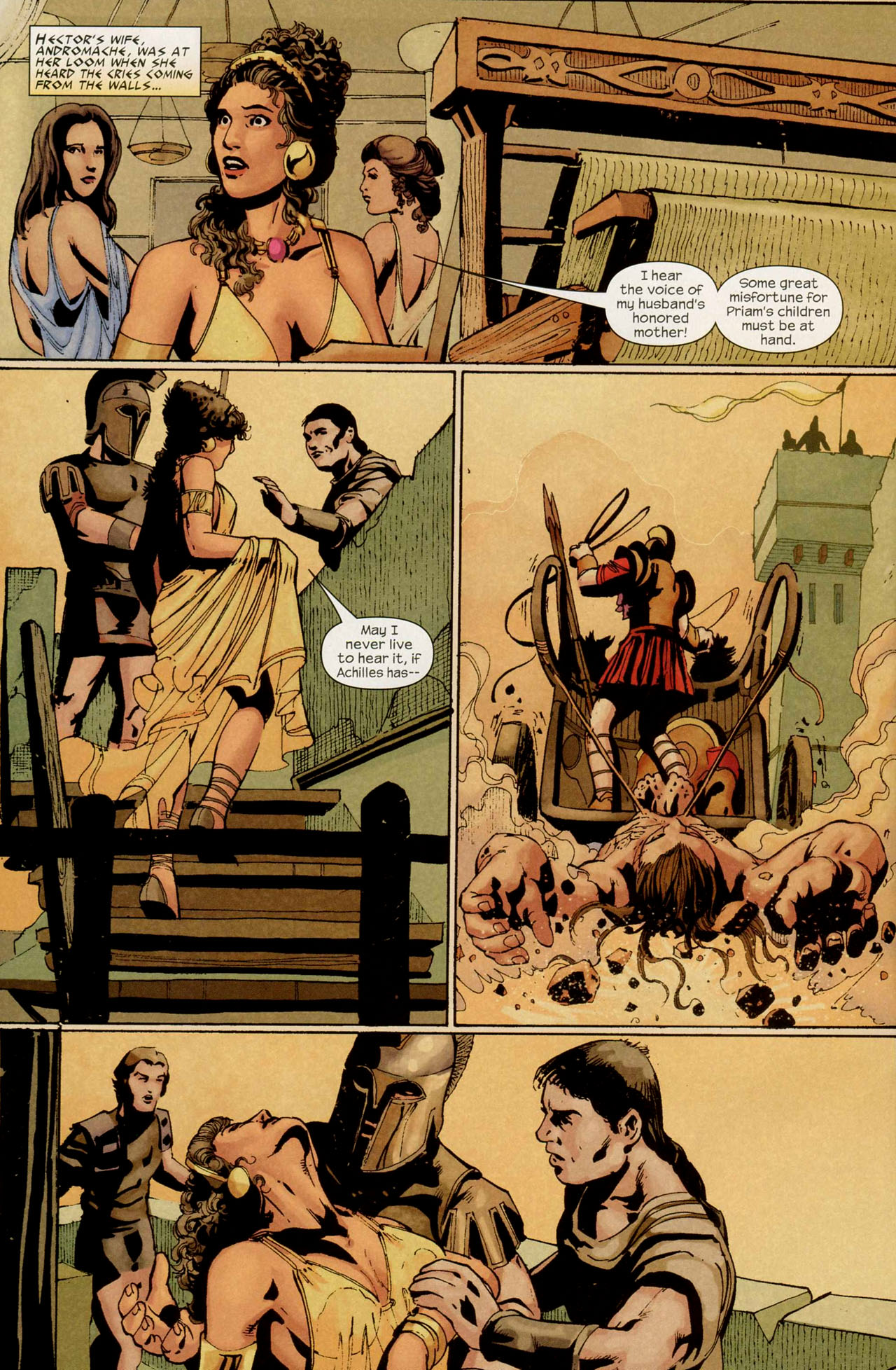 Read online The Iliad comic -  Issue #8 - 16
