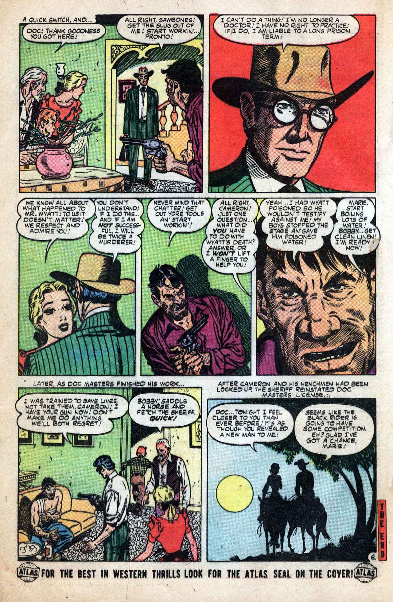 Read online Western Tales of Black Rider comic -  Issue #31 - 16