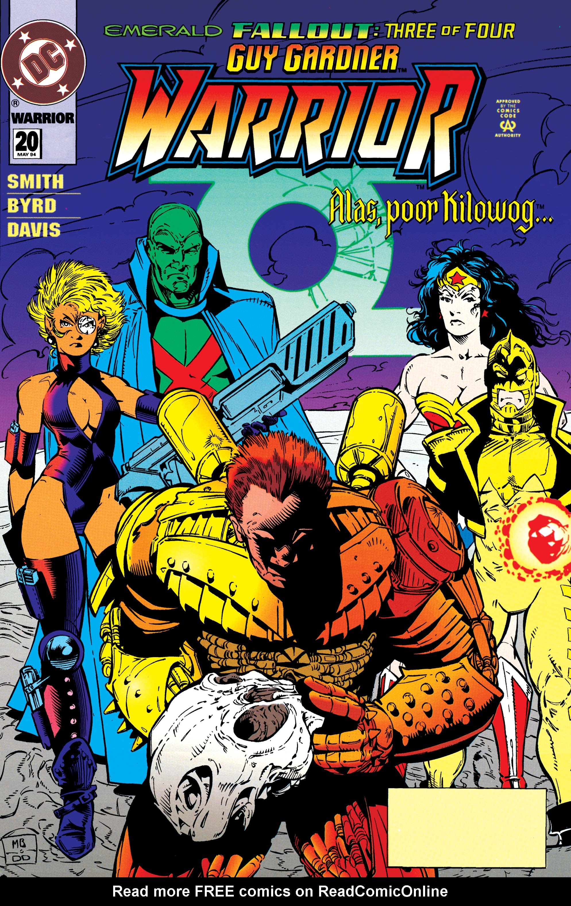 Read online Guy Gardner: Warrior comic -  Issue #20 - 1