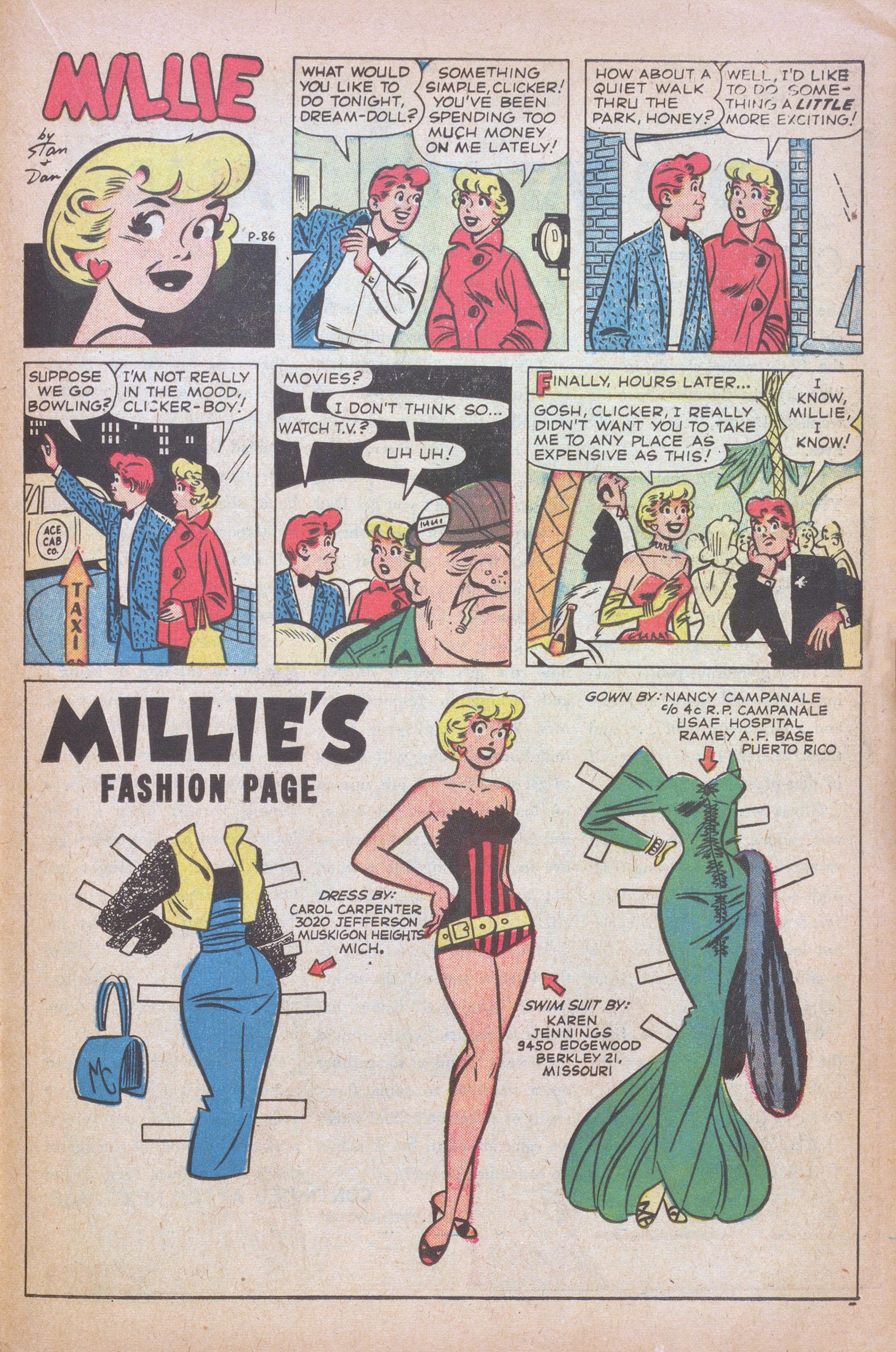 Read online Millie the Model comic -  Issue #85 - 23
