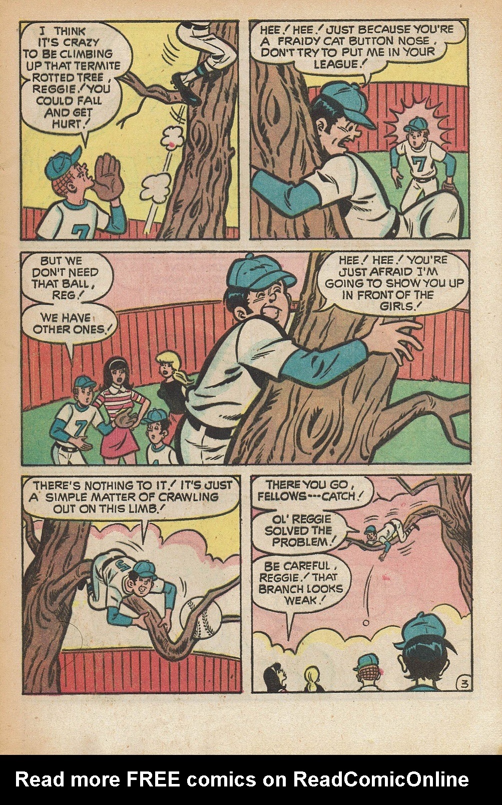 Read online Reggie and Me (1966) comic -  Issue #58 - 5