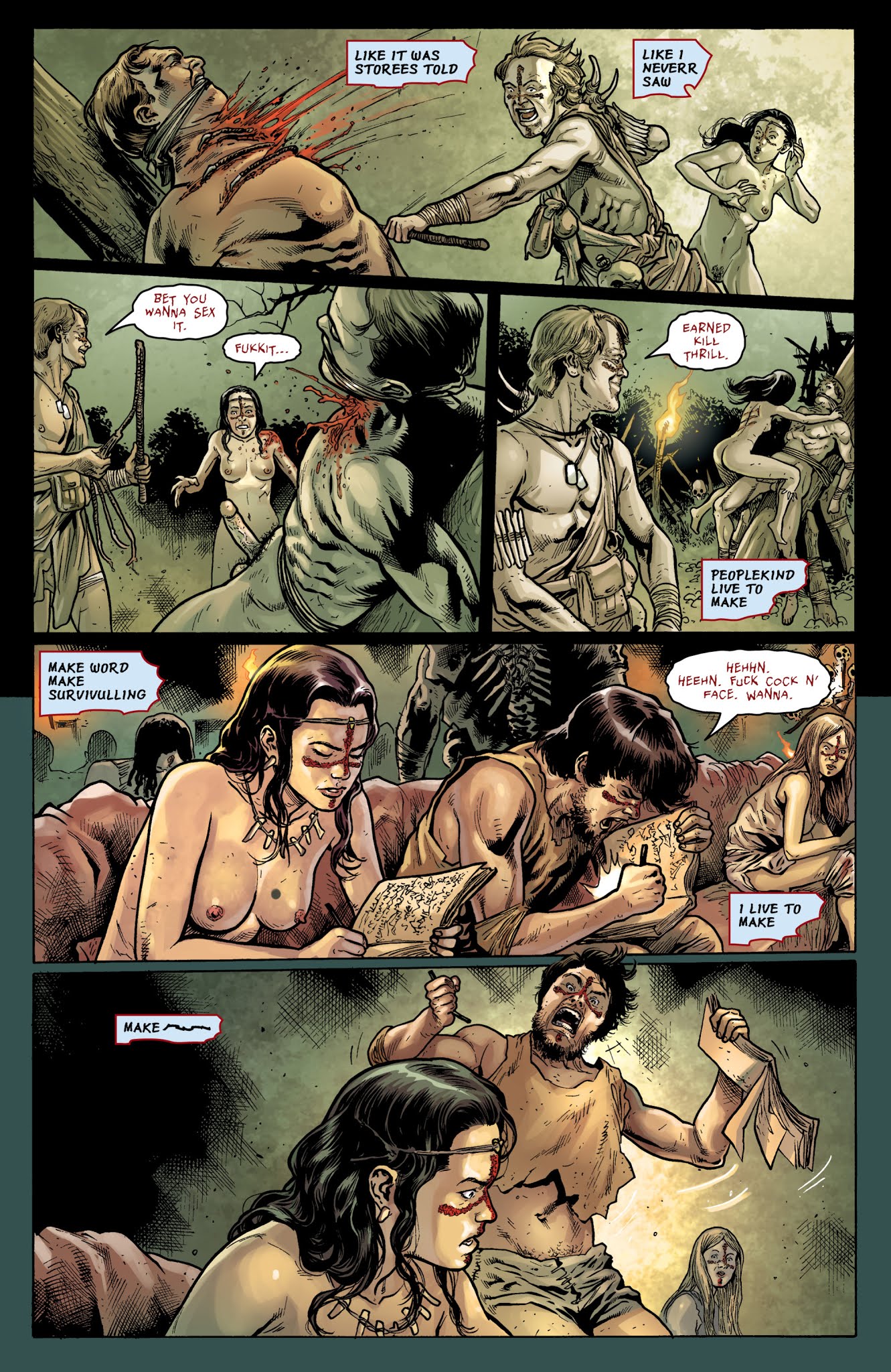 Read online Crossed Plus One Hundred: Mimic comic -  Issue #6 - 31