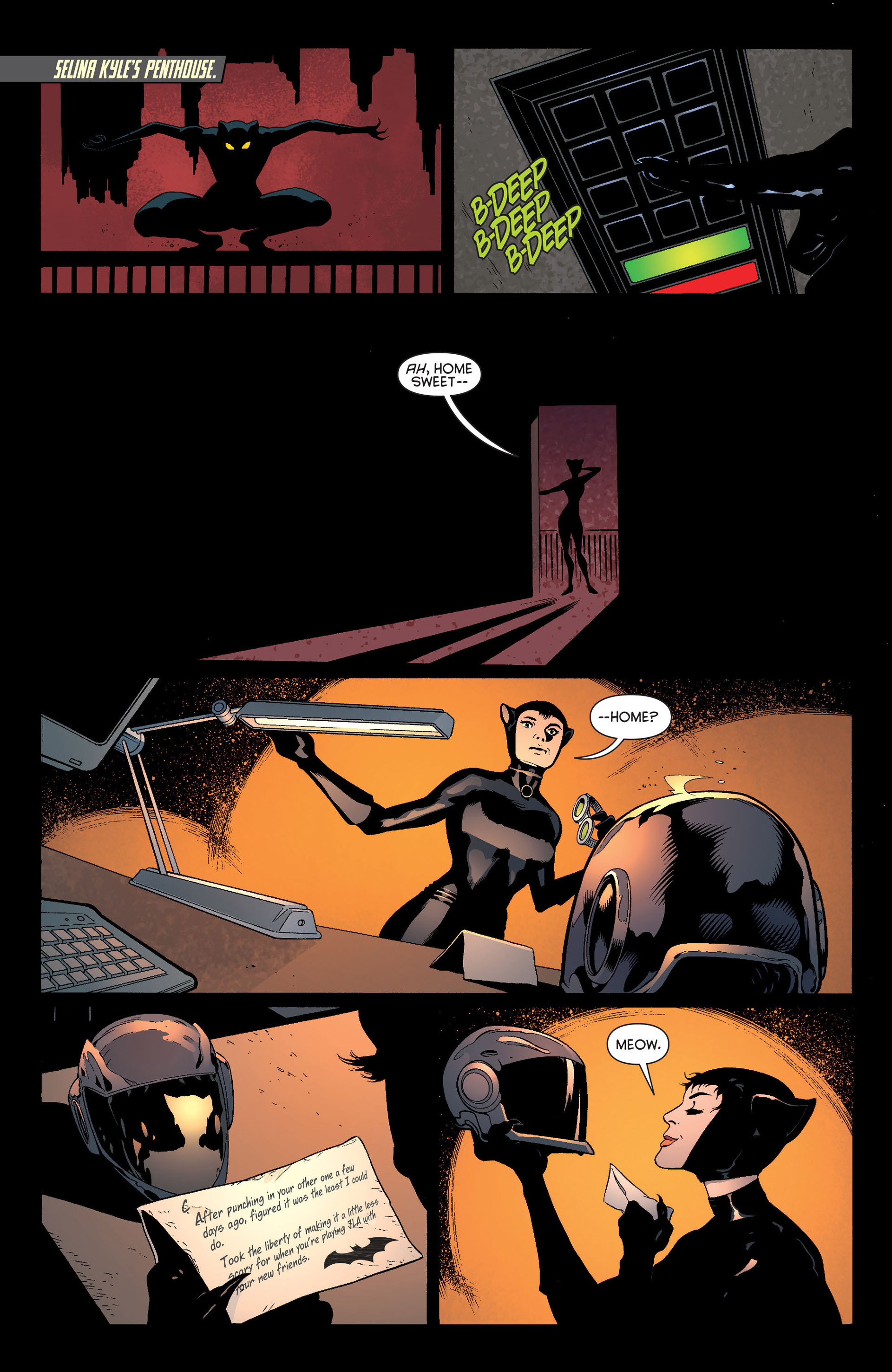 Read online Batman and Robin (2011) comic -  Issue #22 - Batman and Catwoman - 18