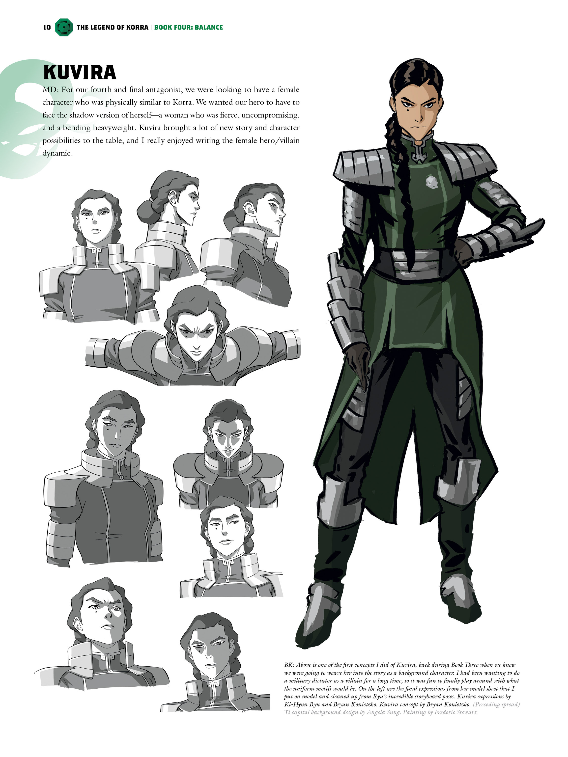 Read online The Legend of Korra: The Art of the Animated Series comic -  Issue # TPB 4 - 10