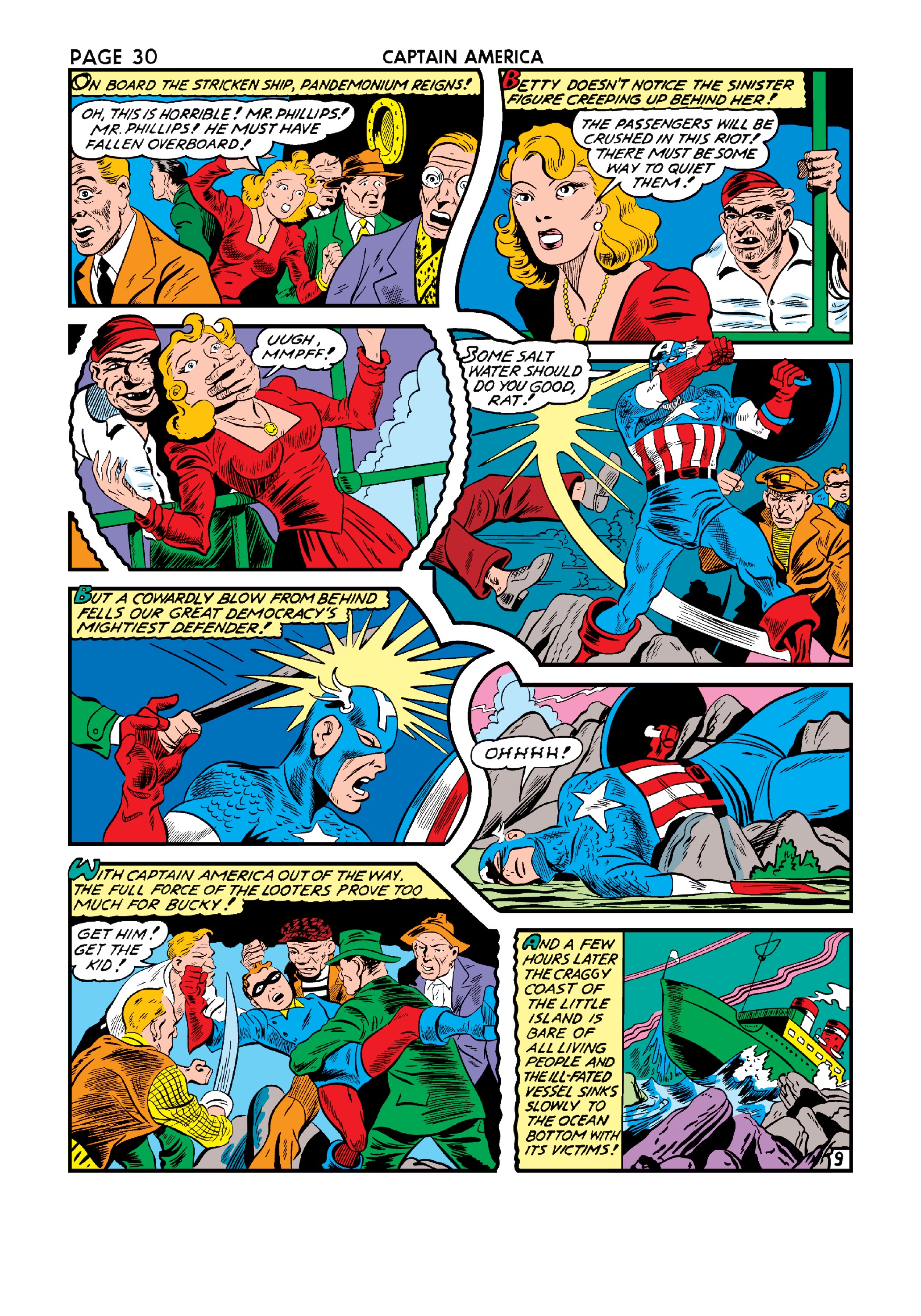 Read online Marvel Masterworks: Golden Age Captain America comic -  Issue # TPB 4 (Part 1) - 39