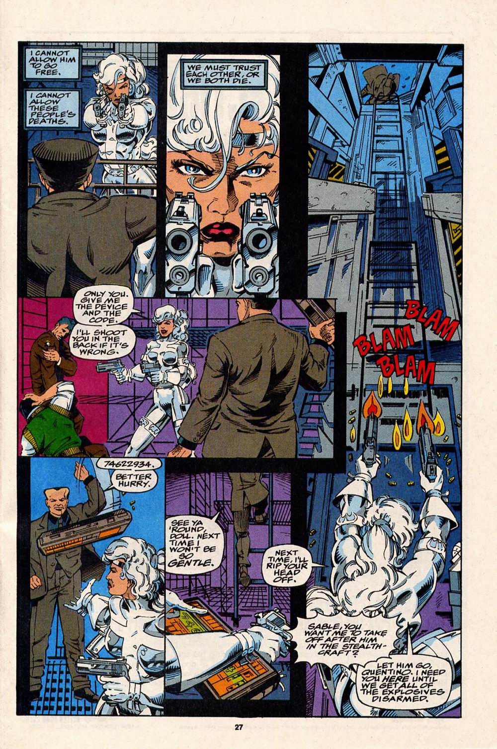 Read online Silver Sable and the Wild Pack comic -  Issue #32 - 21