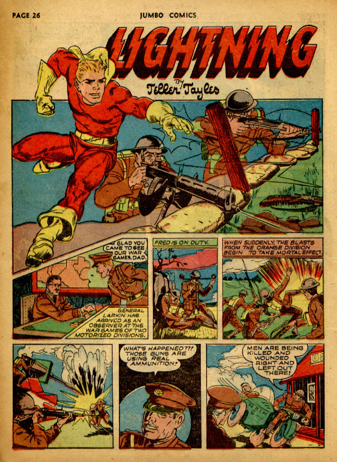 Read online Jumbo Comics comic -  Issue #27 - 27