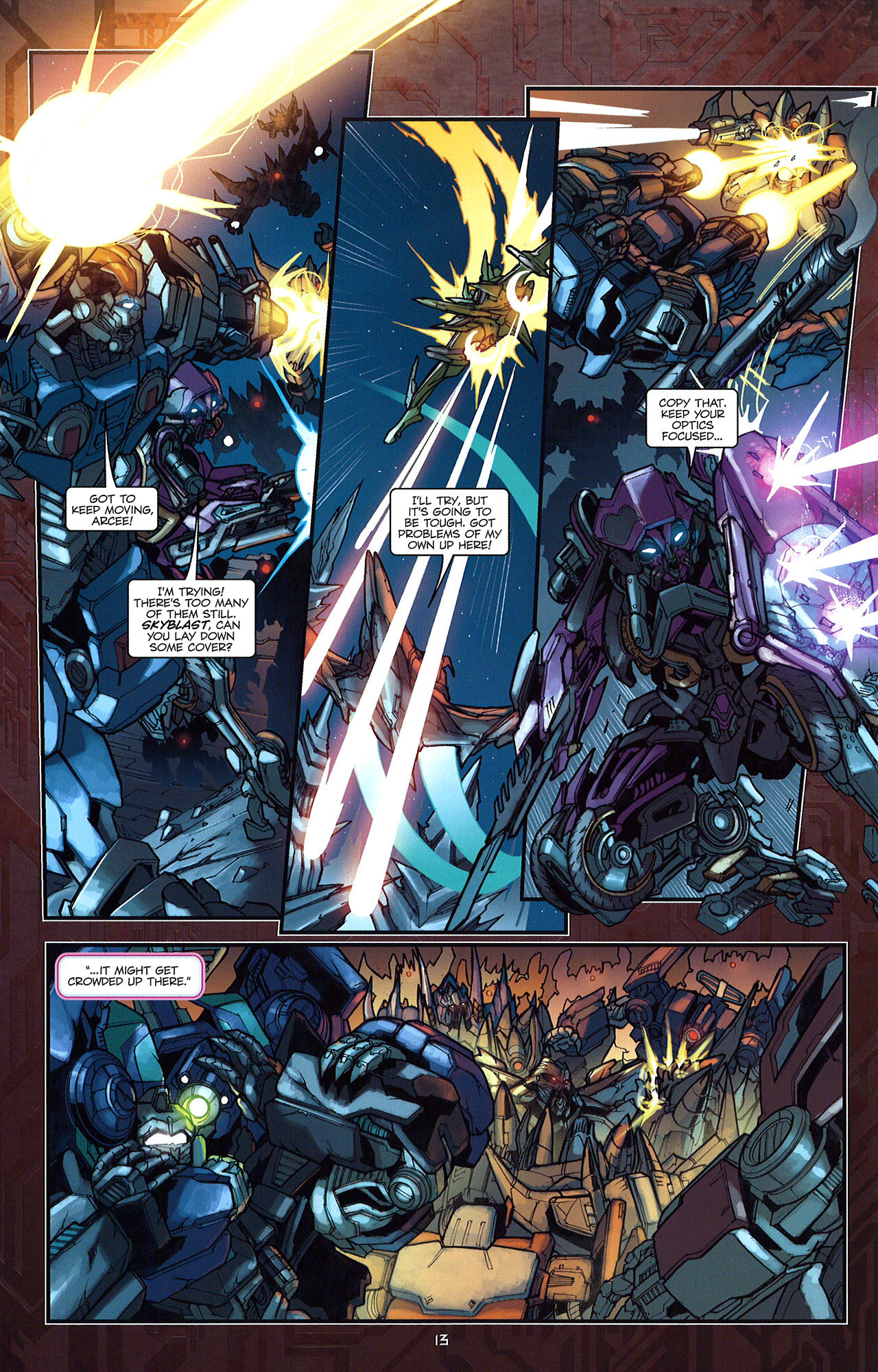 Read online Transformers: The Reign of Starscream comic -  Issue #5 - 16