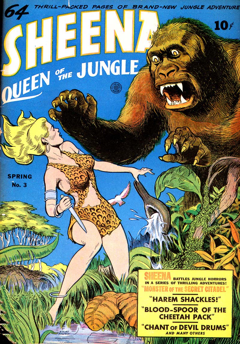 Read online Sheena, Queen of the Jungle (1942) comic -  Issue #3 - 1