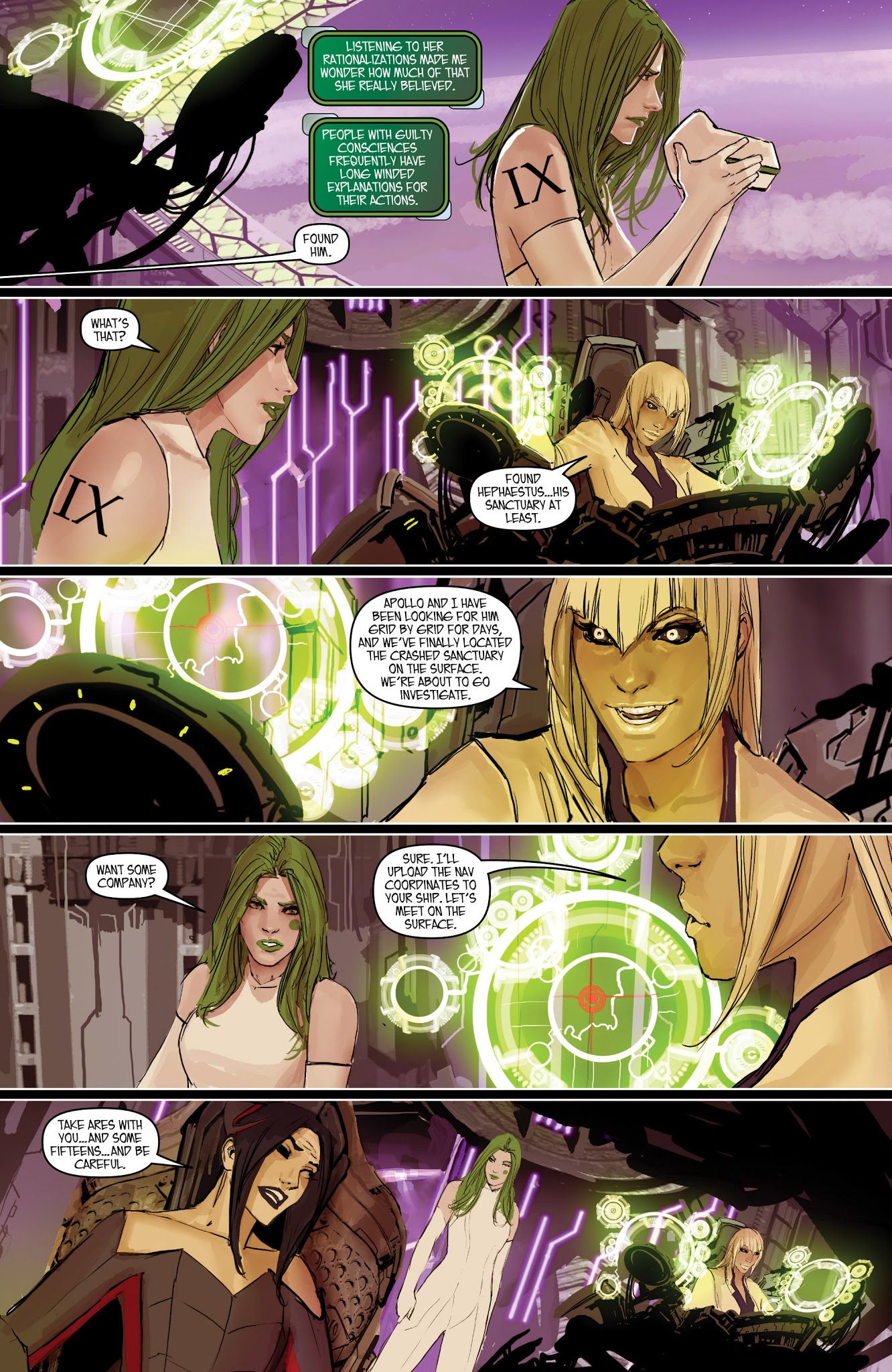 Read online Aphrodite IX Cyber Force comic -  Issue # Full - 16
