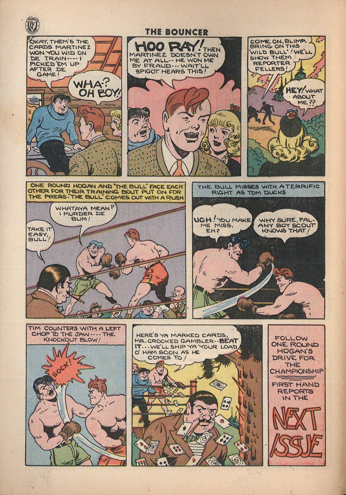 Read online The Bouncer (1944) comic -  Issue #13 - 18