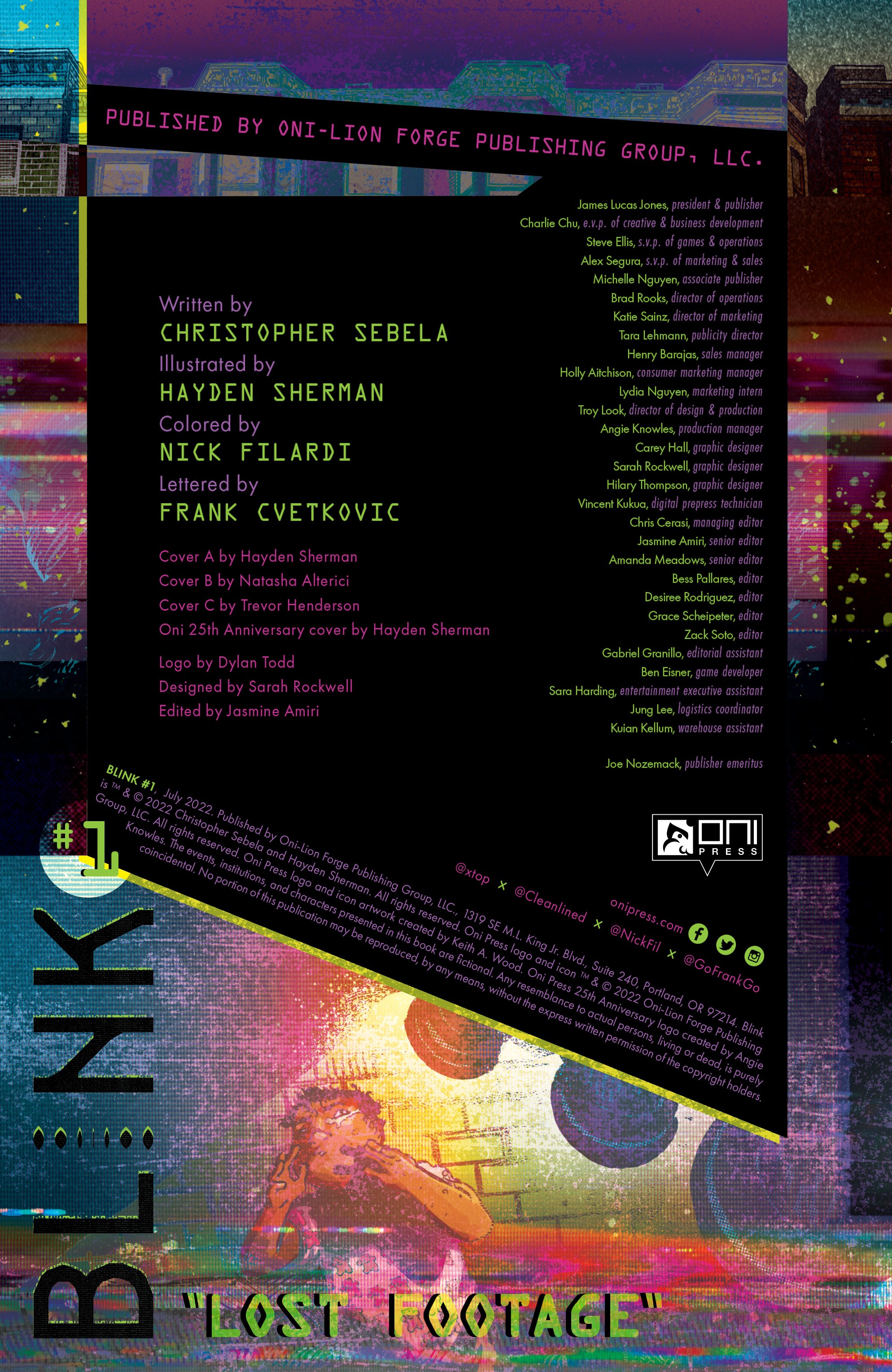 Read online Blink (2022) comic -  Issue #1 - 2