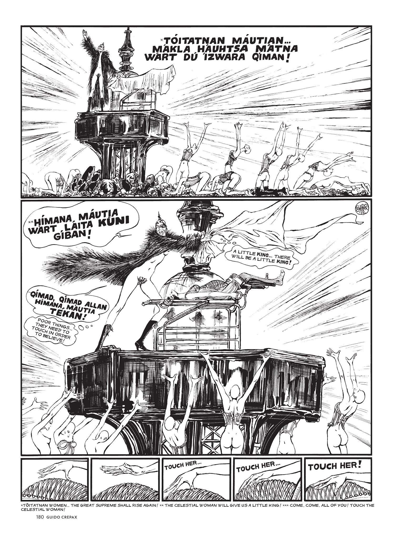 Read online The Complete Crepax comic -  Issue # TPB 3 - 170
