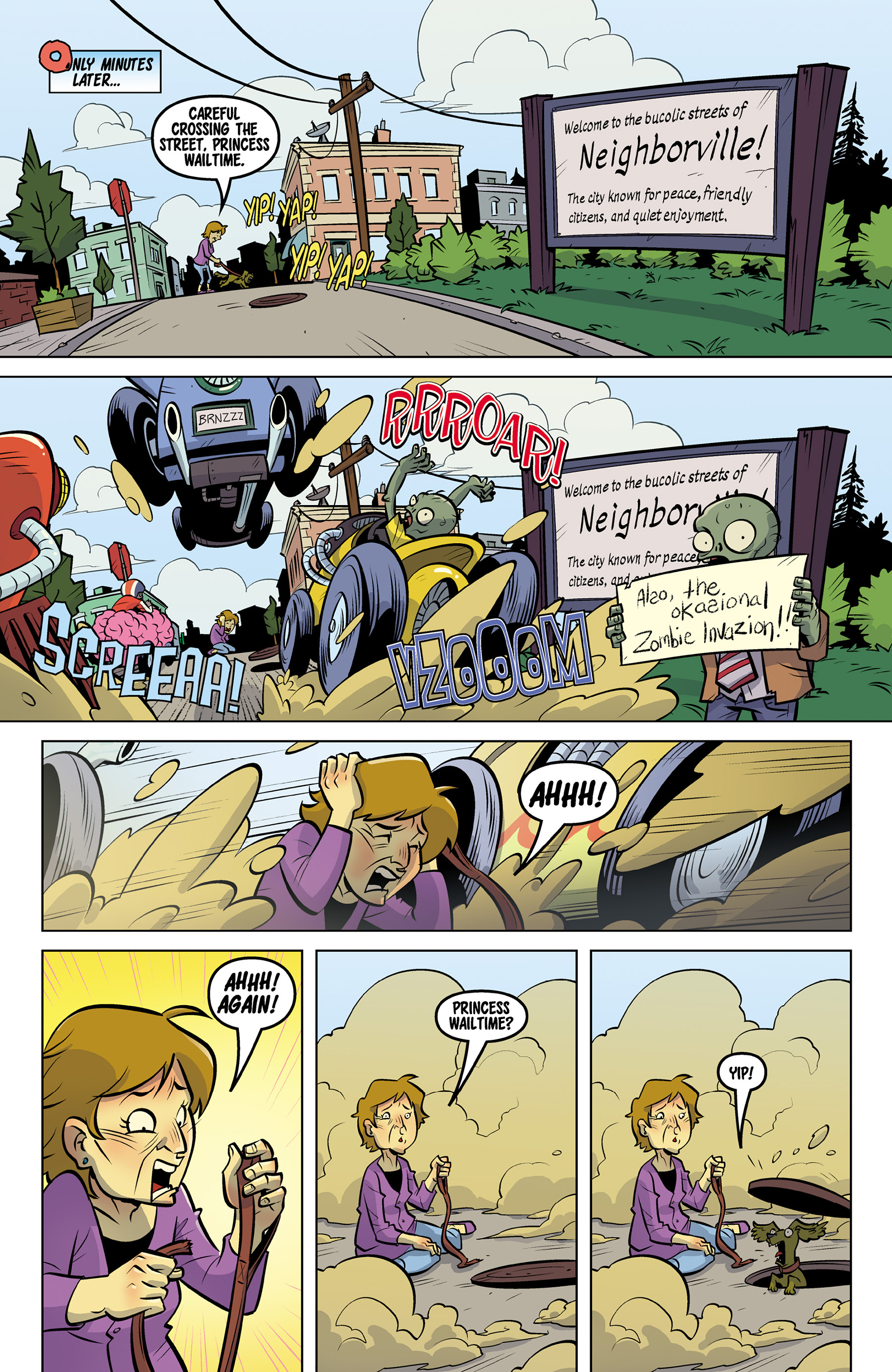 Read online Plants vs. Zombies: Petal to the Metal comic -  Issue #7 - 15