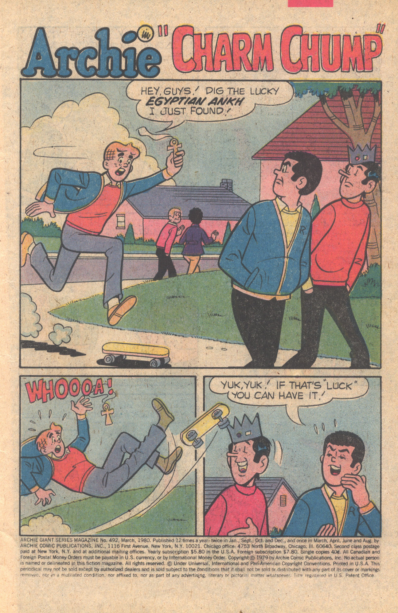 Read online Archie Giant Series Magazine comic -  Issue #492 - 3