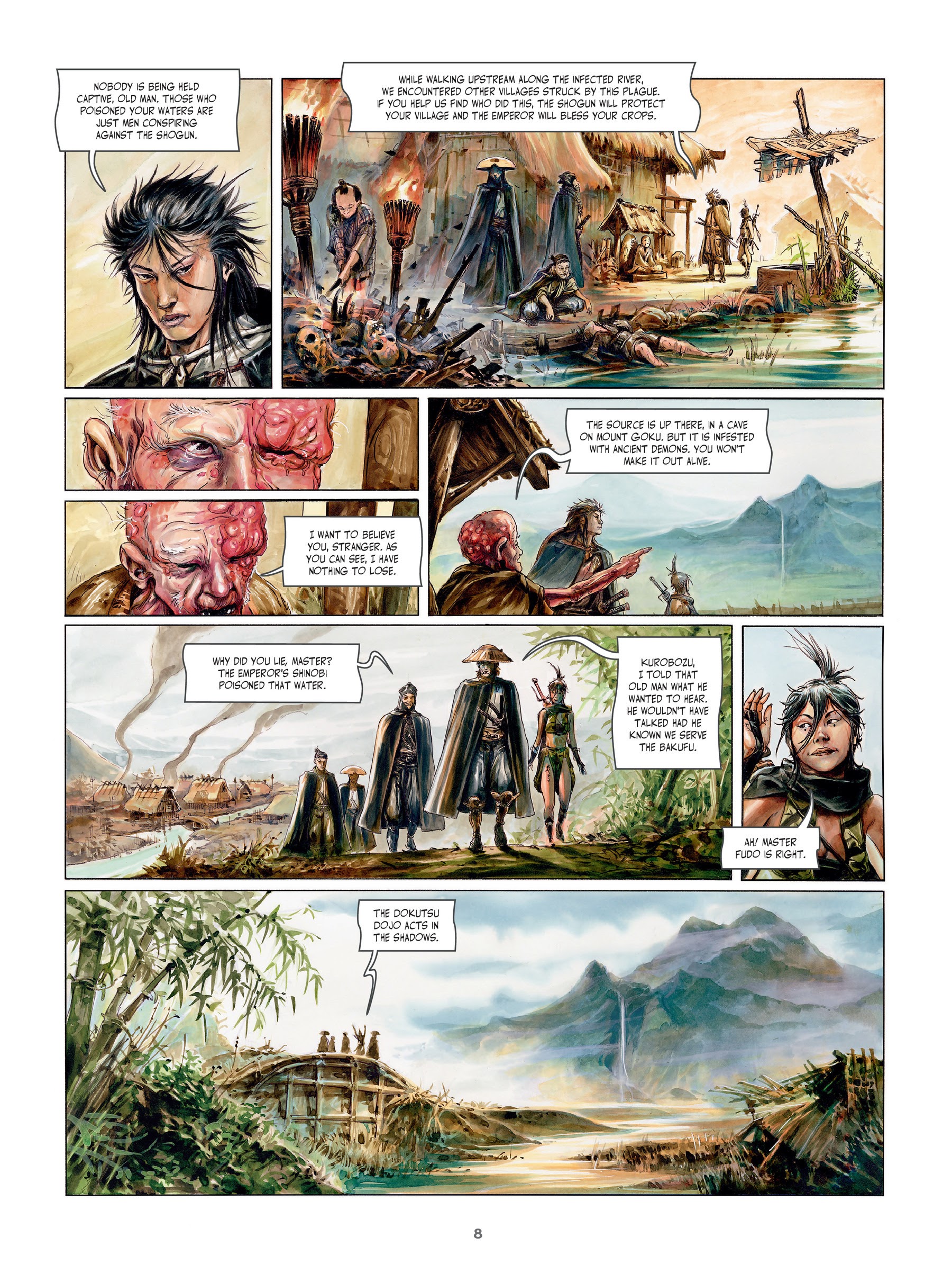 Read online The Mask of Fudo comic -  Issue #3 - 9