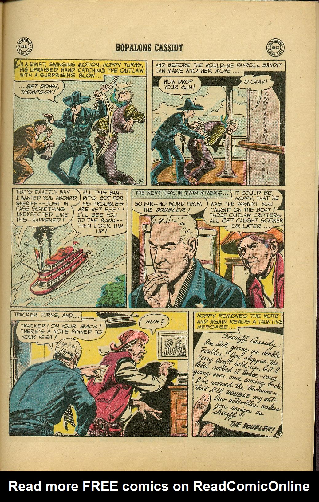 Read online Hopalong Cassidy comic -  Issue #100 - 29