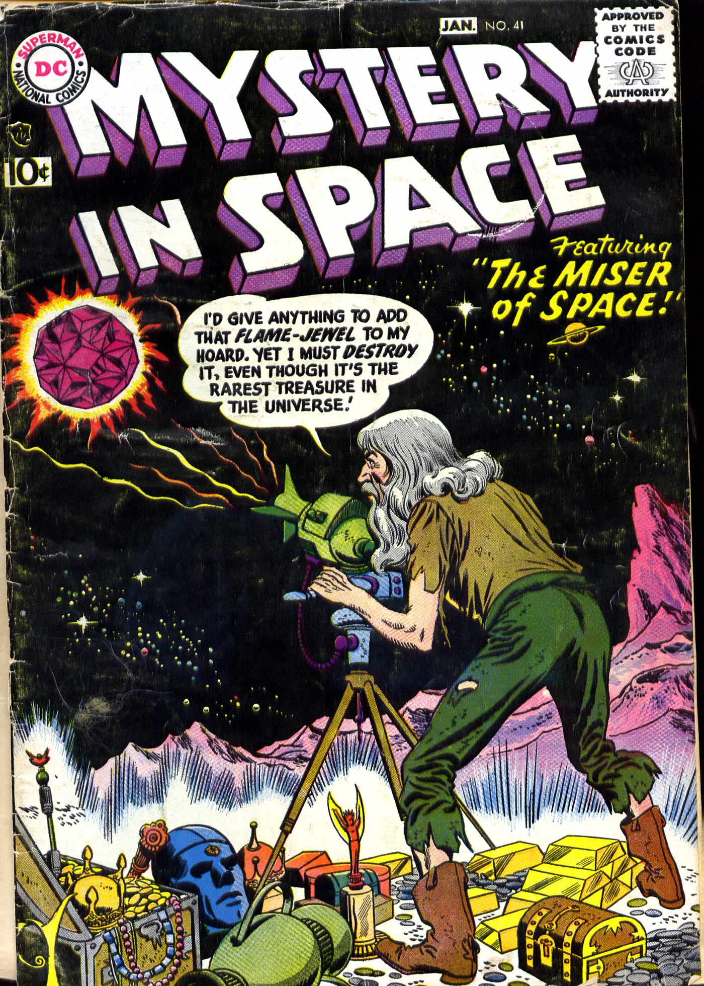 Read online Mystery in Space (1951) comic -  Issue #41 - 1
