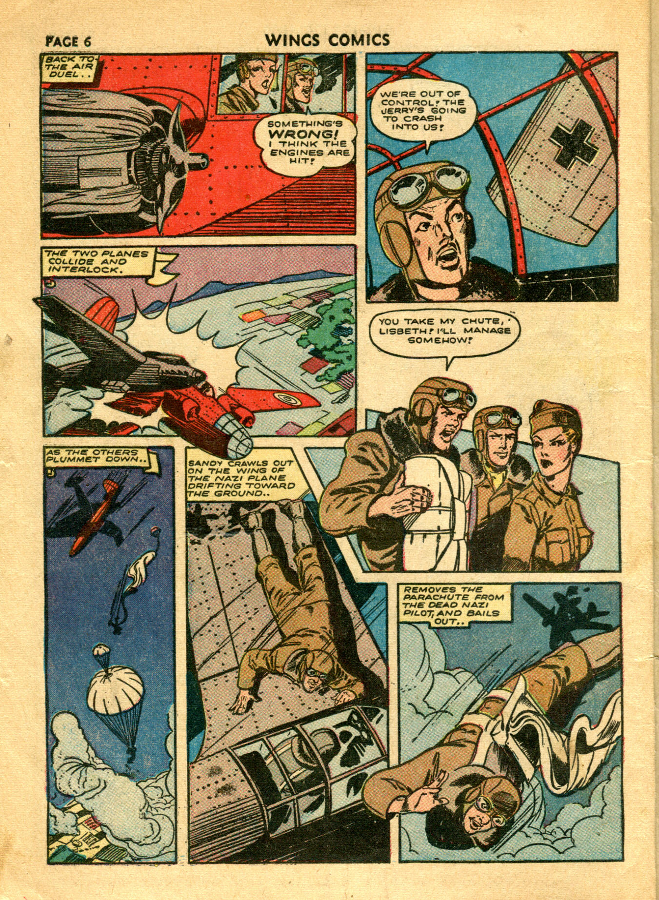 Read online Wings Comics comic -  Issue #25 - 8