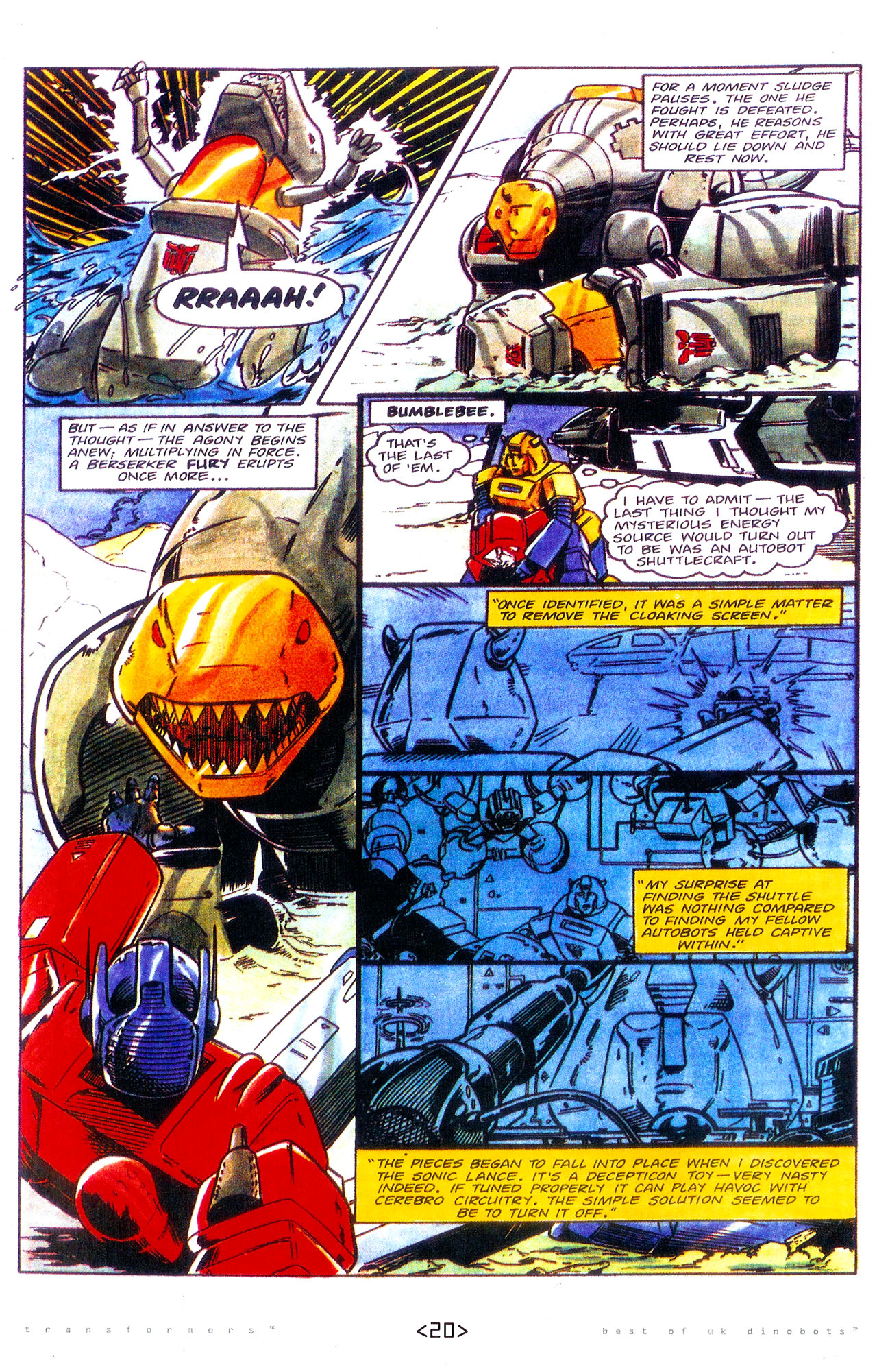 Read online The Transformers: Best of UK: Dinobots comic -  Issue #3 - 23
