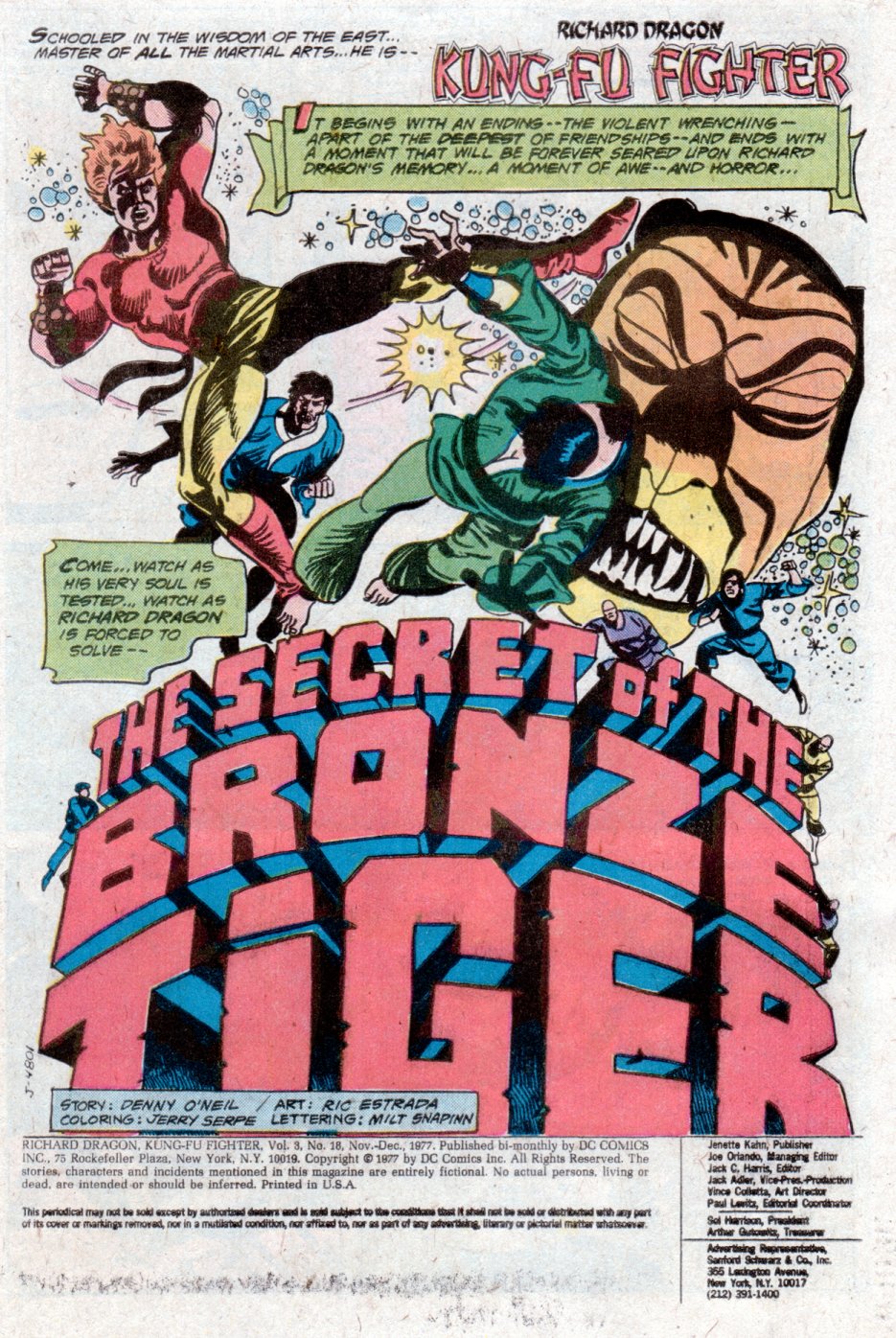 Read online Richard Dragon, Kung-Fu Fighter comic -  Issue #18 - 2