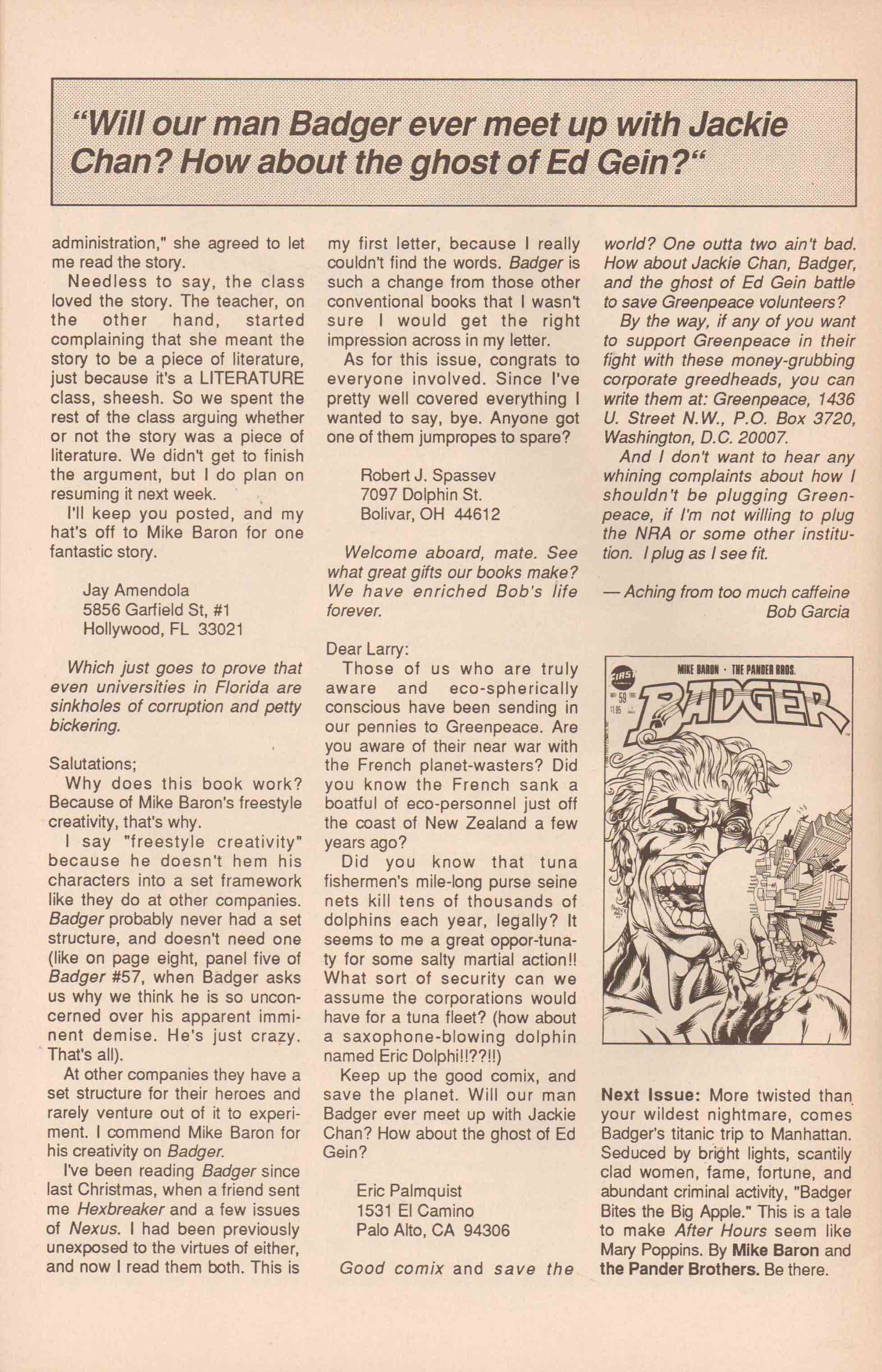 Read online The Badger comic -  Issue #58 - 34