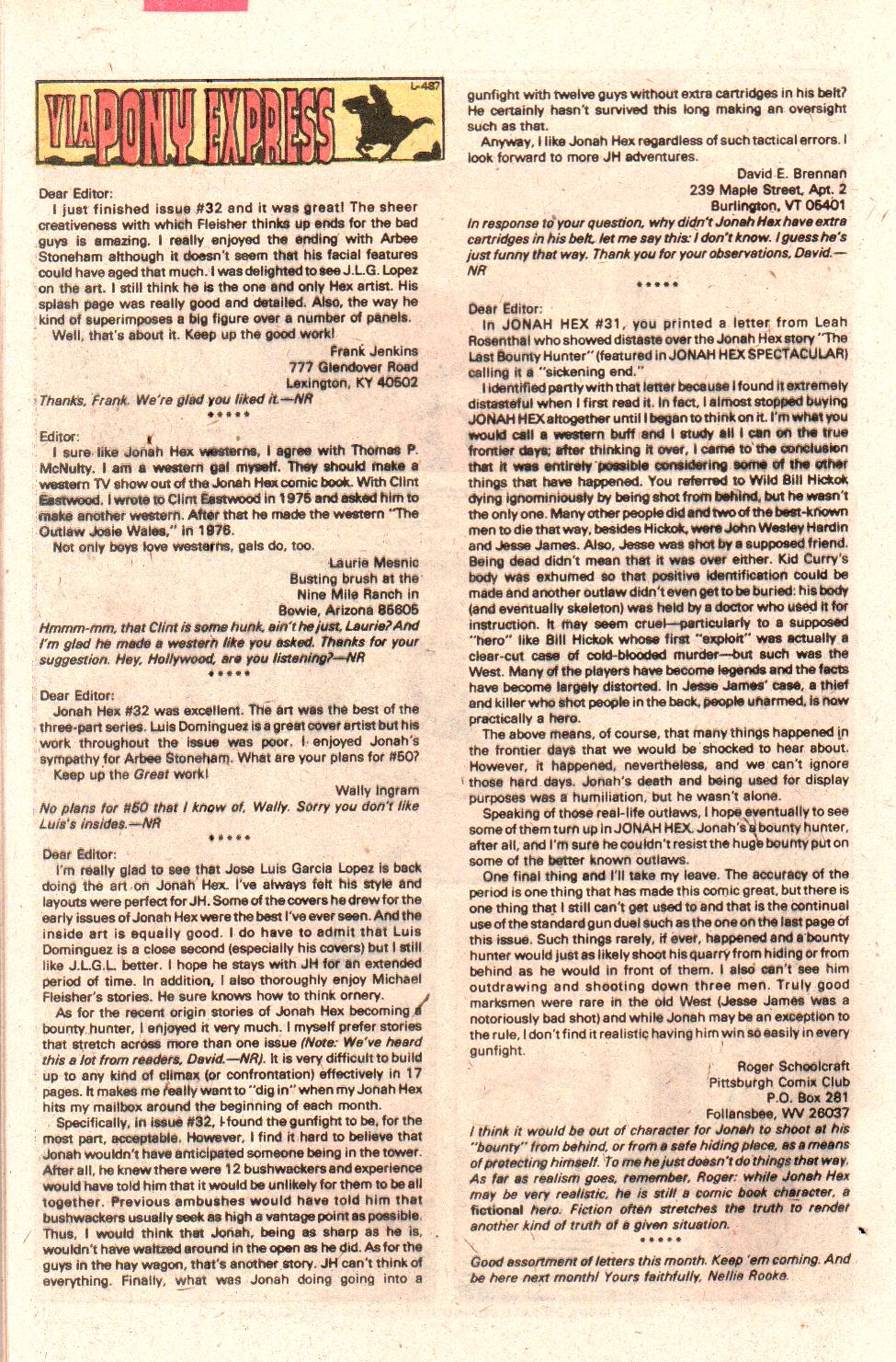 Read online Jonah Hex (1977) comic -  Issue #37 - 32