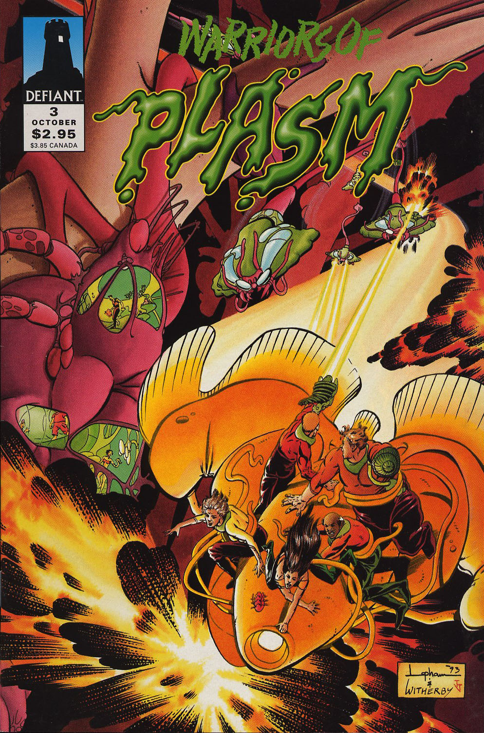 Read online Warriors of Plasm comic -  Issue #3 - 1