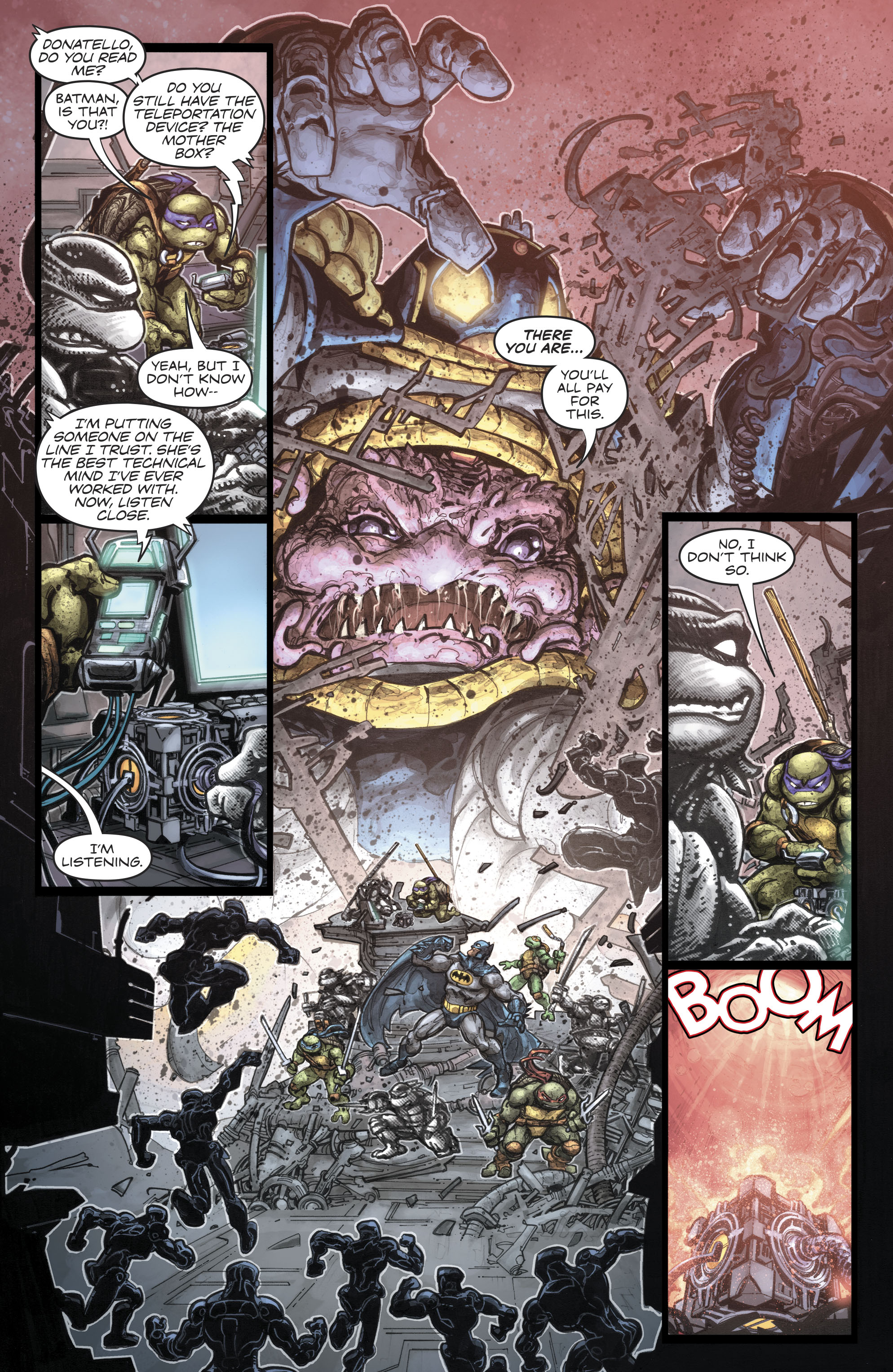 Read online Batman/Teenage Mutant Ninja Turtles III comic -  Issue #5 - 20
