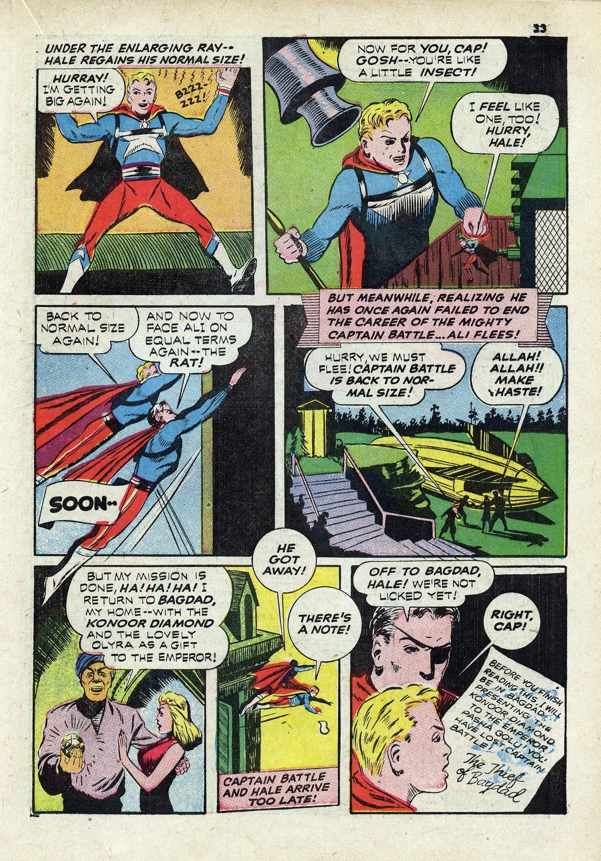 Read online Captain Battle Comics comic -  Issue #2 - 36