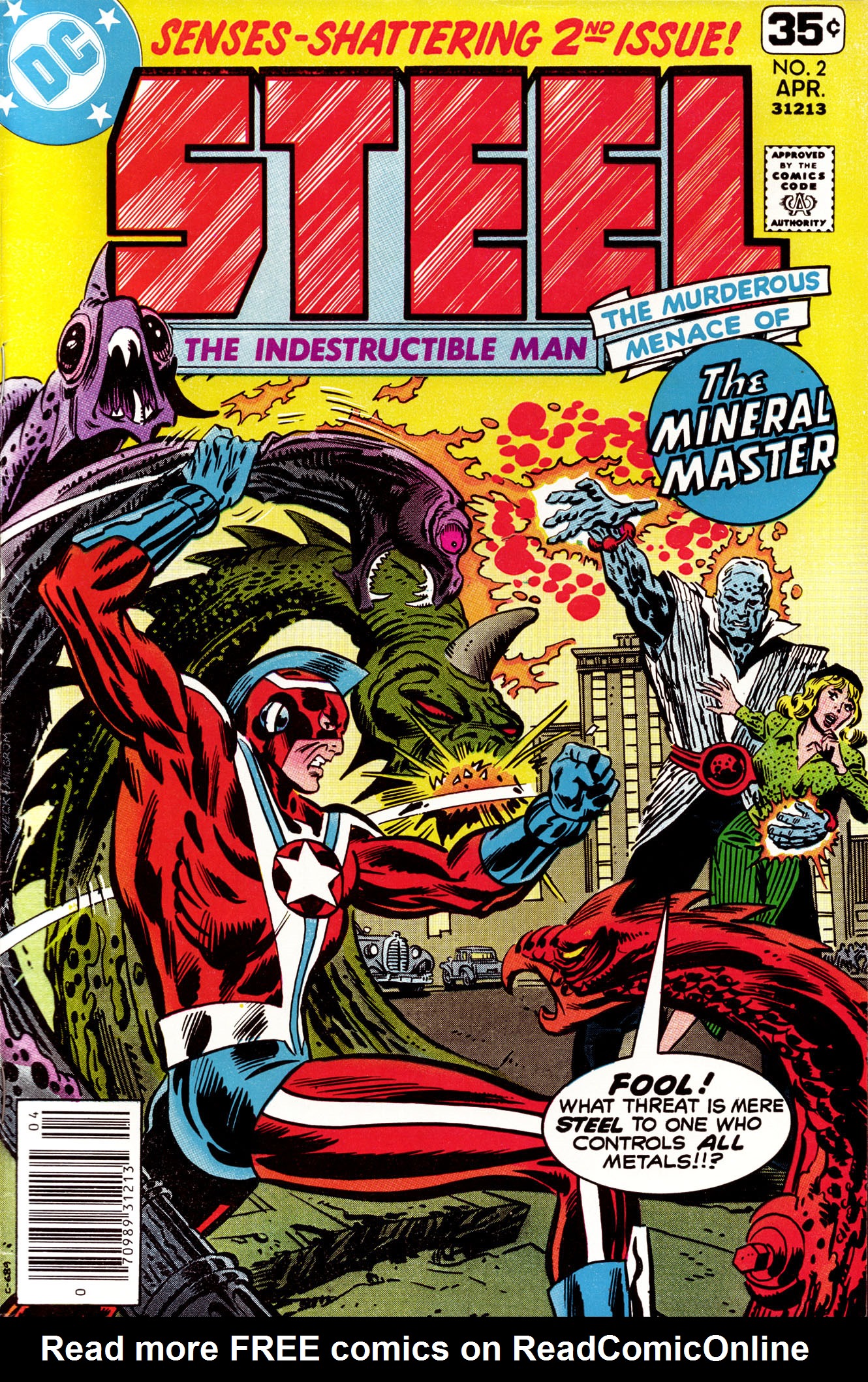 Read online Steel, The Indestructible Man comic -  Issue #2 - 1