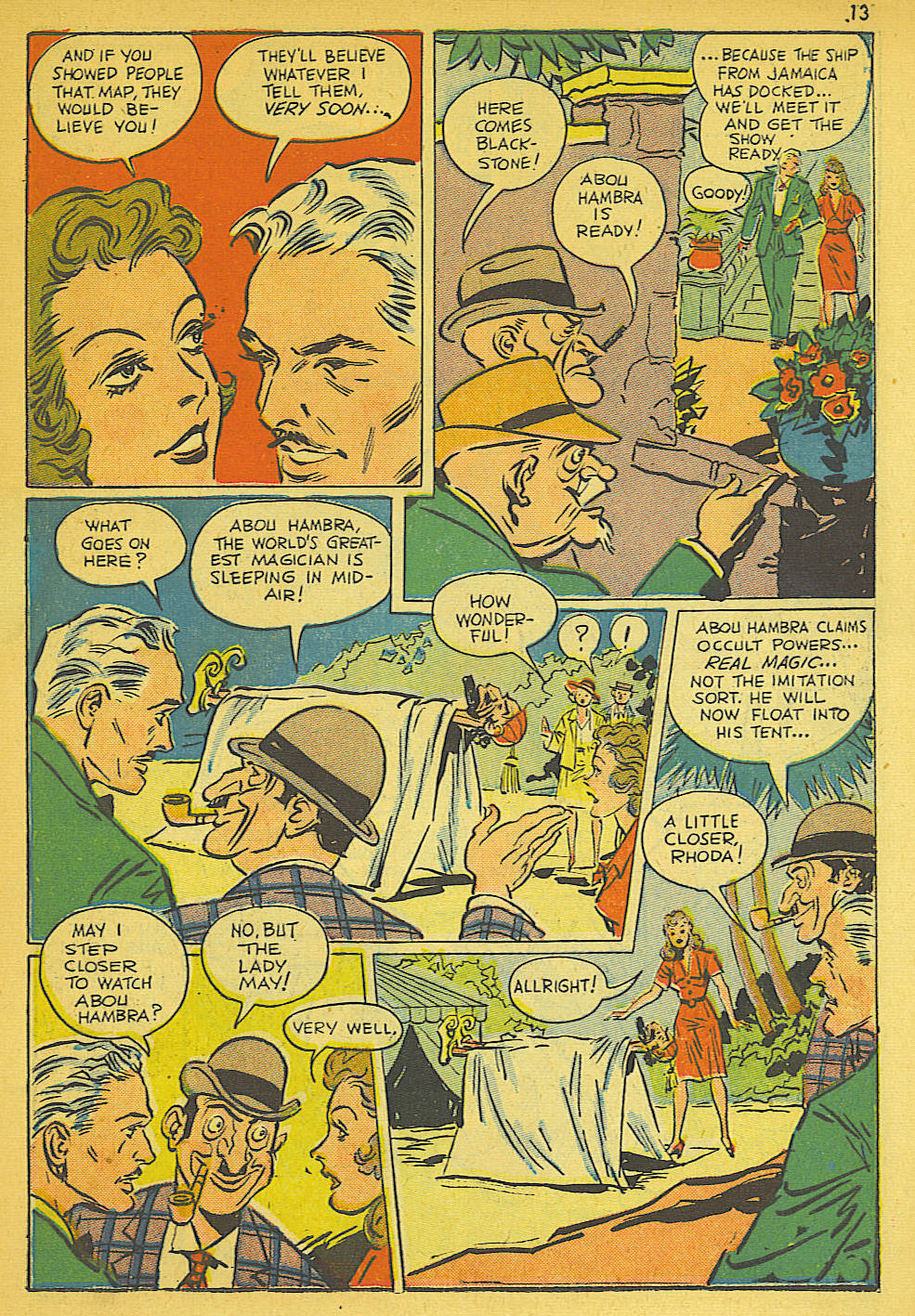 Read online Super-Magician Comics comic -  Issue #19 - 13