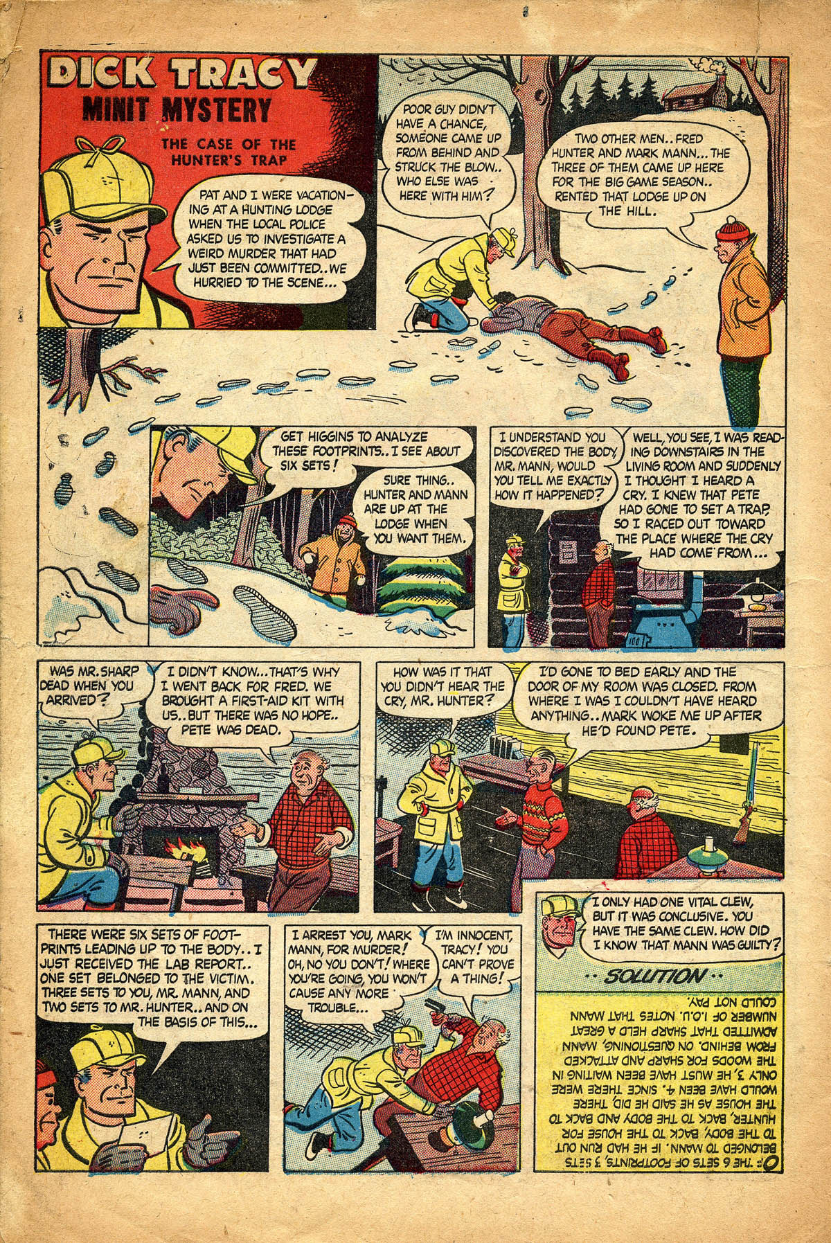 Read online Dick Tracy comic -  Issue #32 - 34
