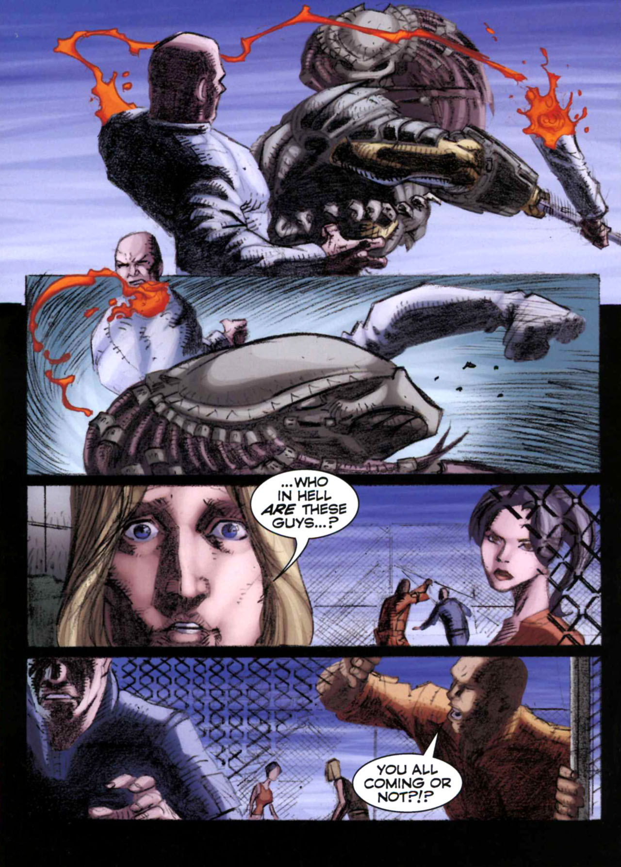 Read online Alien Vs. Predator: Civilized Beasts comic -  Issue # TPB - 54