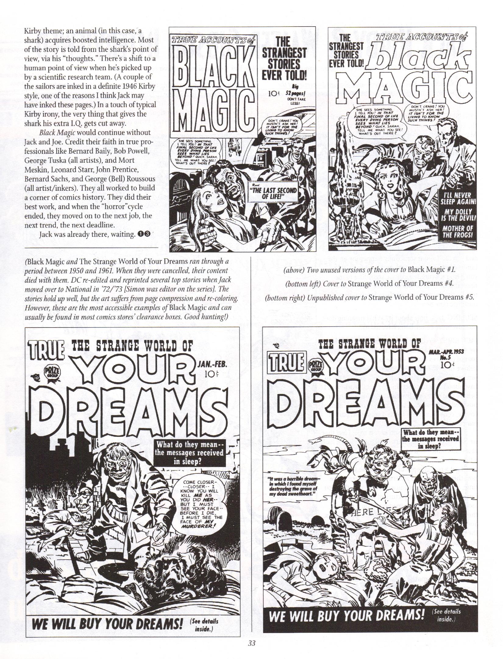 Read online The Jack Kirby Collector comic -  Issue #13 - 33