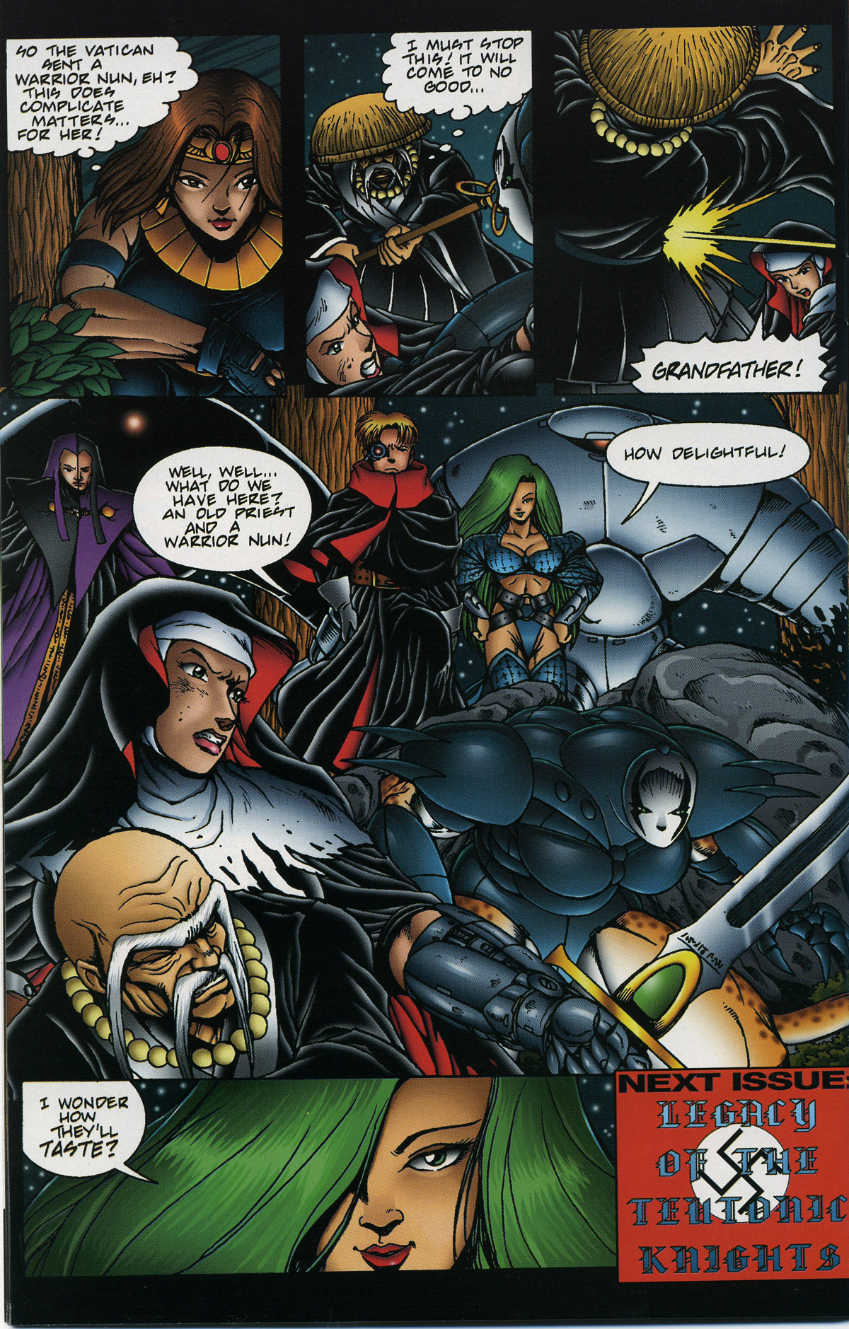 Read online Warrior Nun Areala: Rituals comic -  Issue #2 - 22