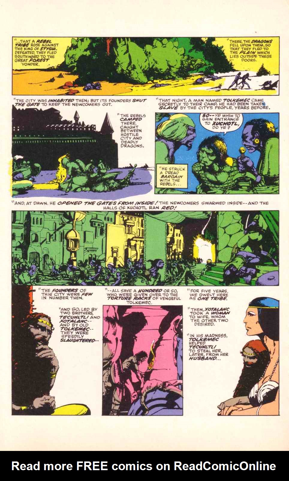 Read online Robert E. Howard's Conan the Barbarian comic -  Issue # Full - 32