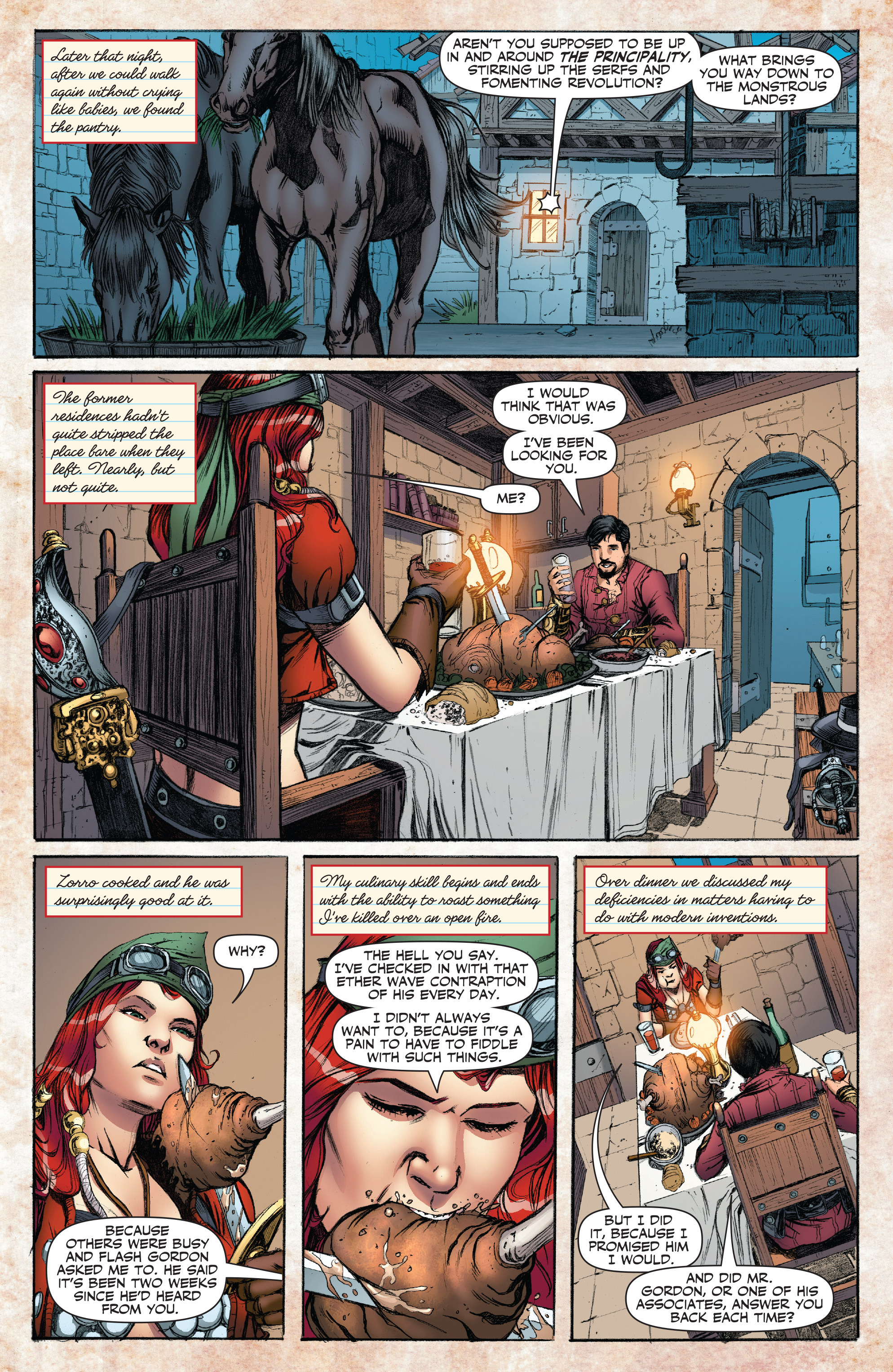 Read online Legenderry: A Steampunk Adventure comic -  Issue #6 - 16