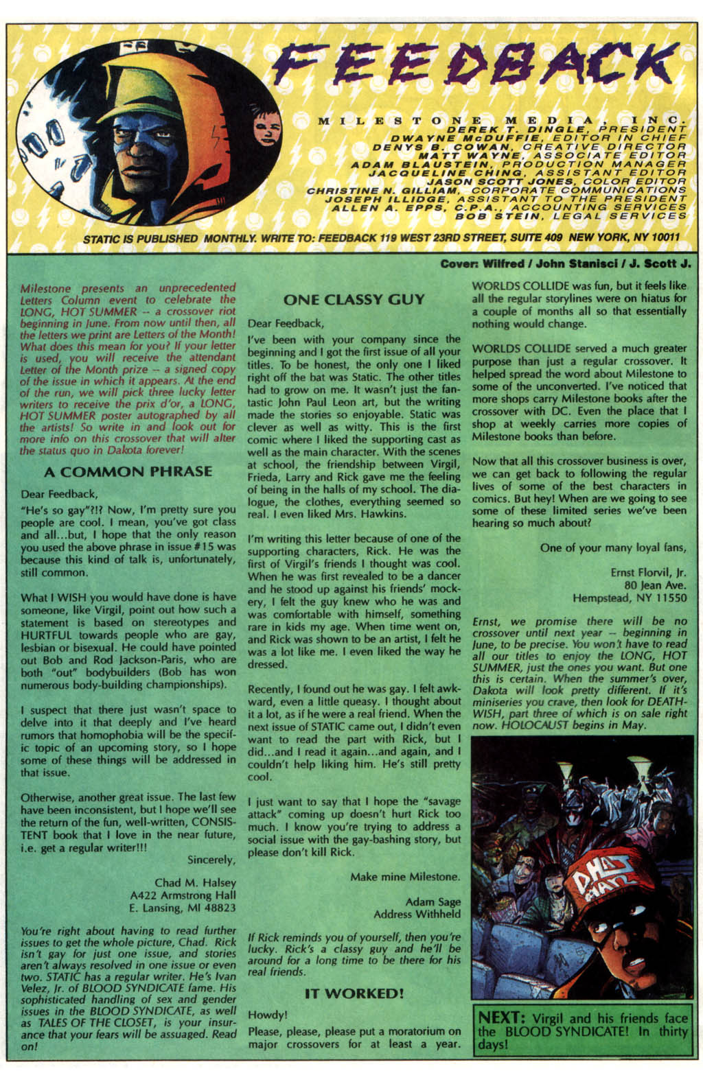 Read online Static comic -  Issue #20 - 25