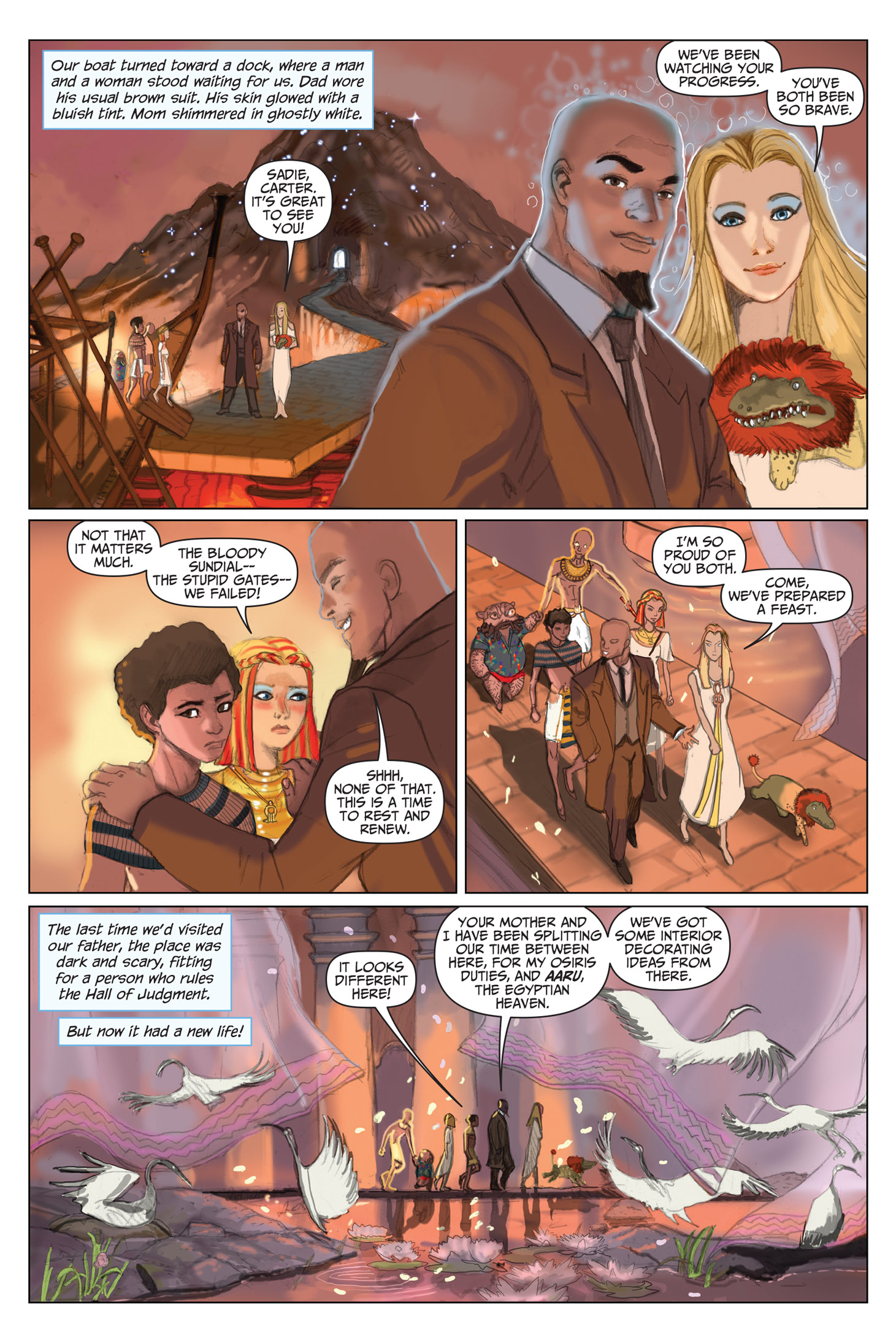 Read online The Kane Chronicles comic -  Issue # TPB 2 - 112