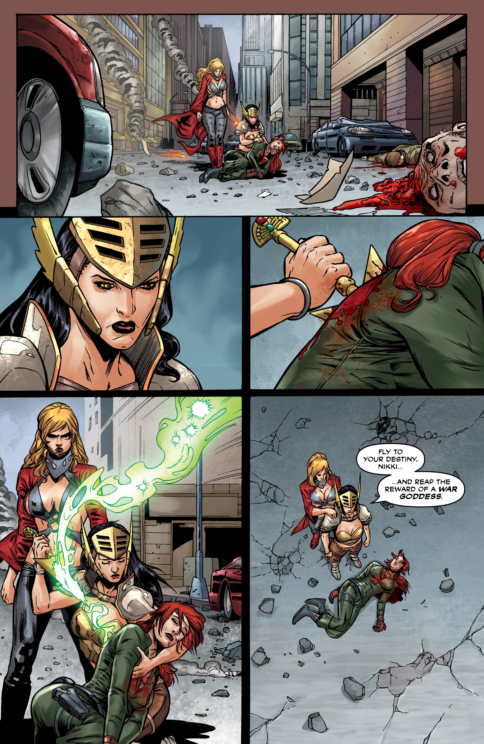Read online War Goddess comic -  Issue #12 - 12
