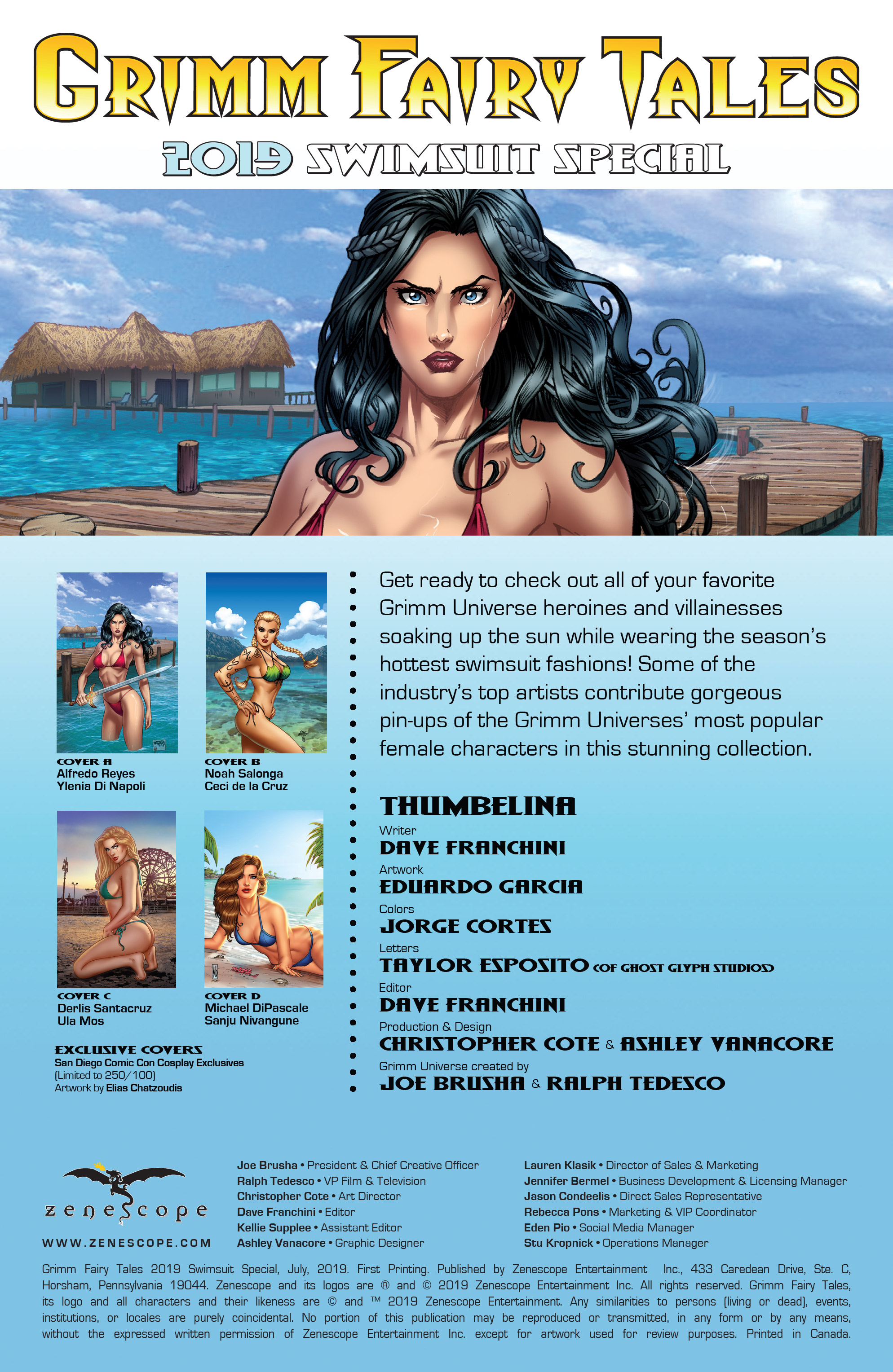 Read online Grimm Fairy Tales 2019 Swimsuit Special comic -  Issue # Full - 2