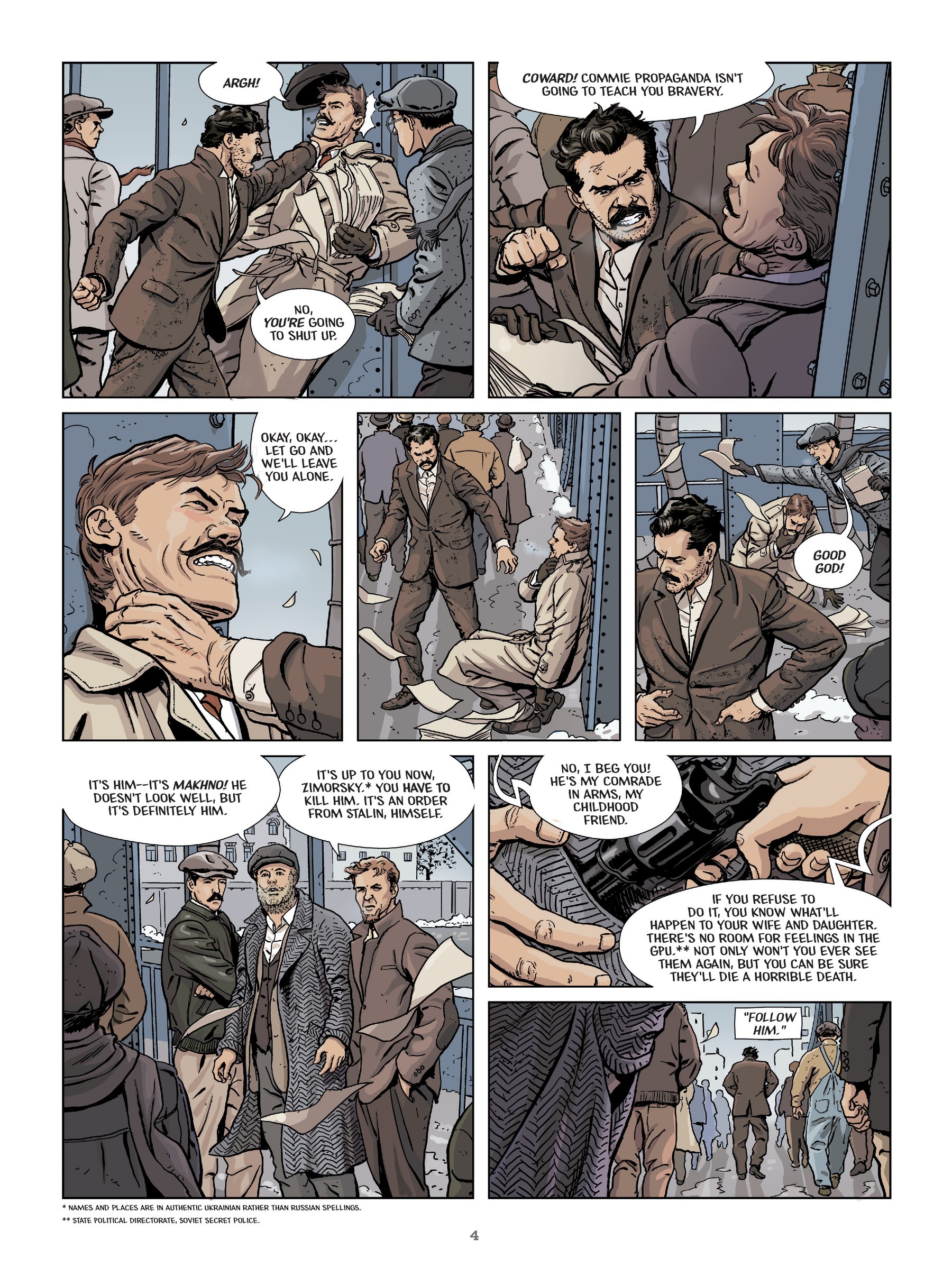 Read online Makhno: Ukrainian Freedom Fighter comic -  Issue # TPB - 5