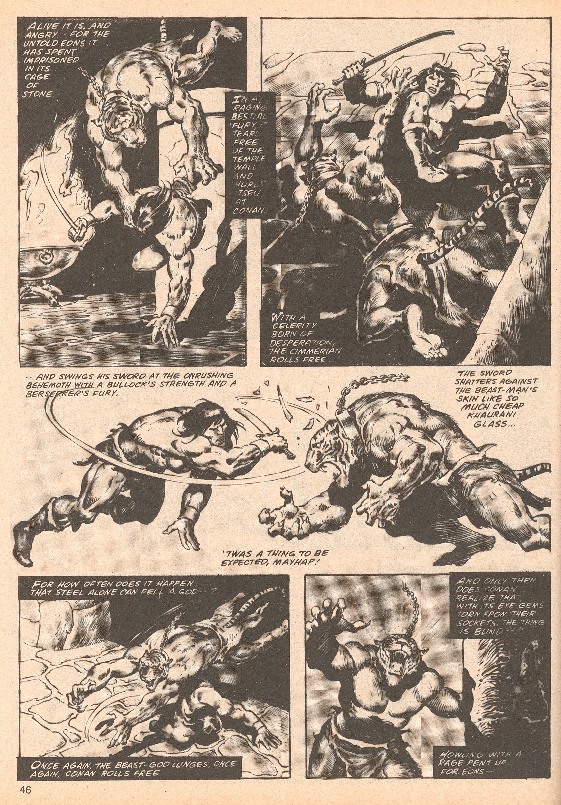 Read online The Savage Sword Of Conan comic -  Issue #62 - 46