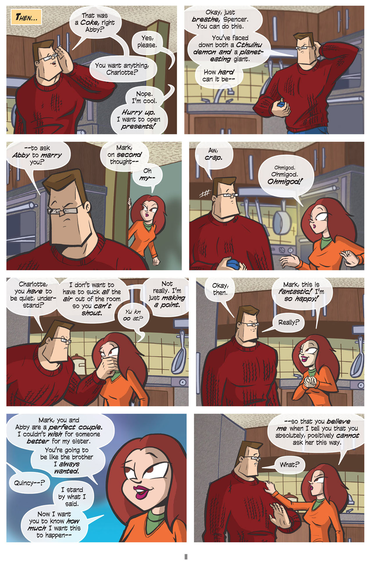 Read online Love and Capes comic -  Issue #7 - 13