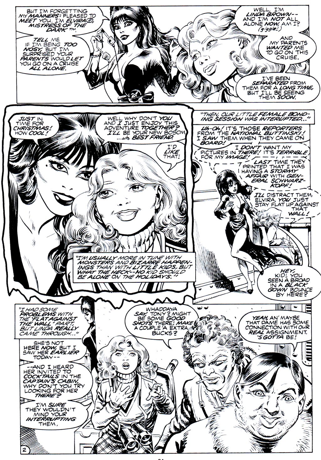 Read online Elvira, Mistress of the Dark comic -  Issue #8 - 25