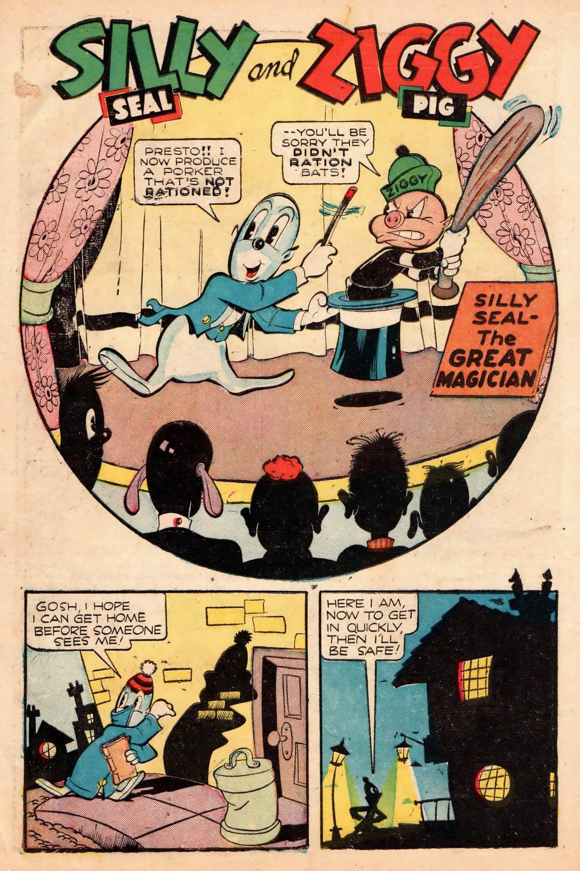 Read online Ziggy Pig-Silly Seal Comics (1944) comic -  Issue #2 - 10