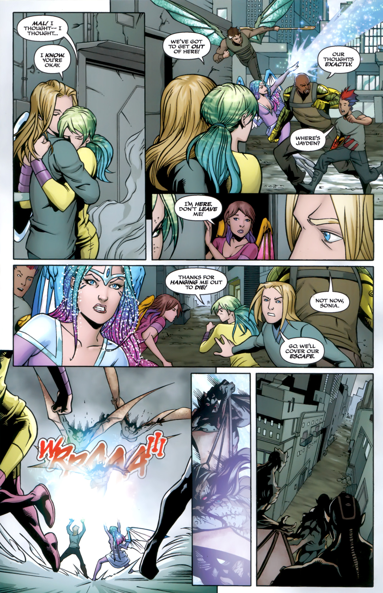 Read online Michael Turner's Soulfire (2009) comic -  Issue #7 - 15
