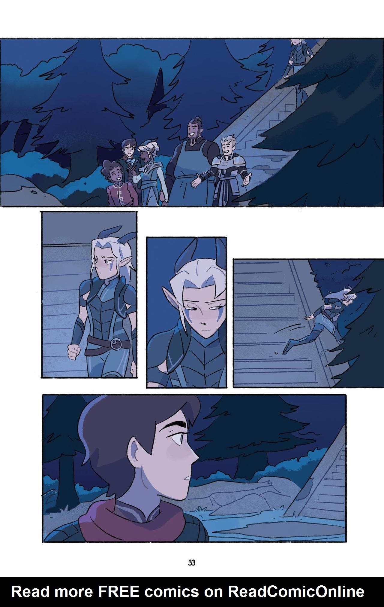 Read online Through the Moon: The Dragon Prince Graphic Novel comic -  Issue # TPB - 37