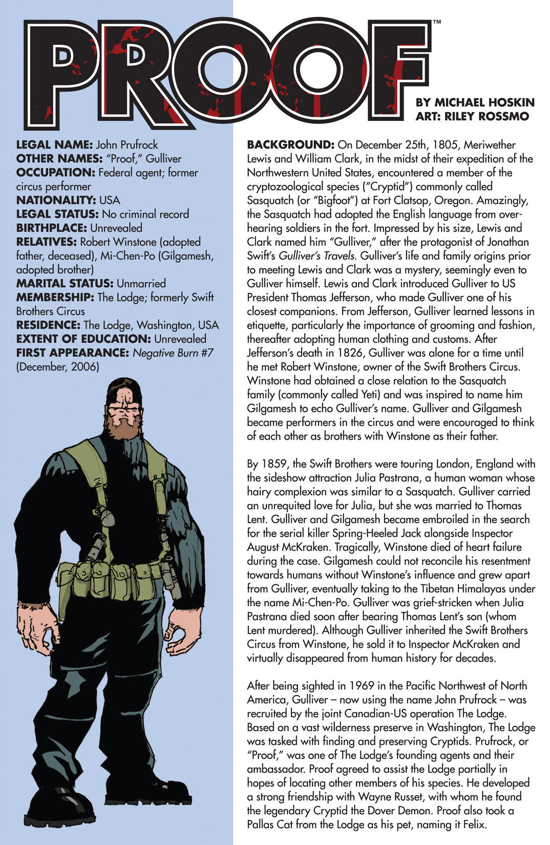 Read online Proof: Endangered comic -  Issue #1 - 24